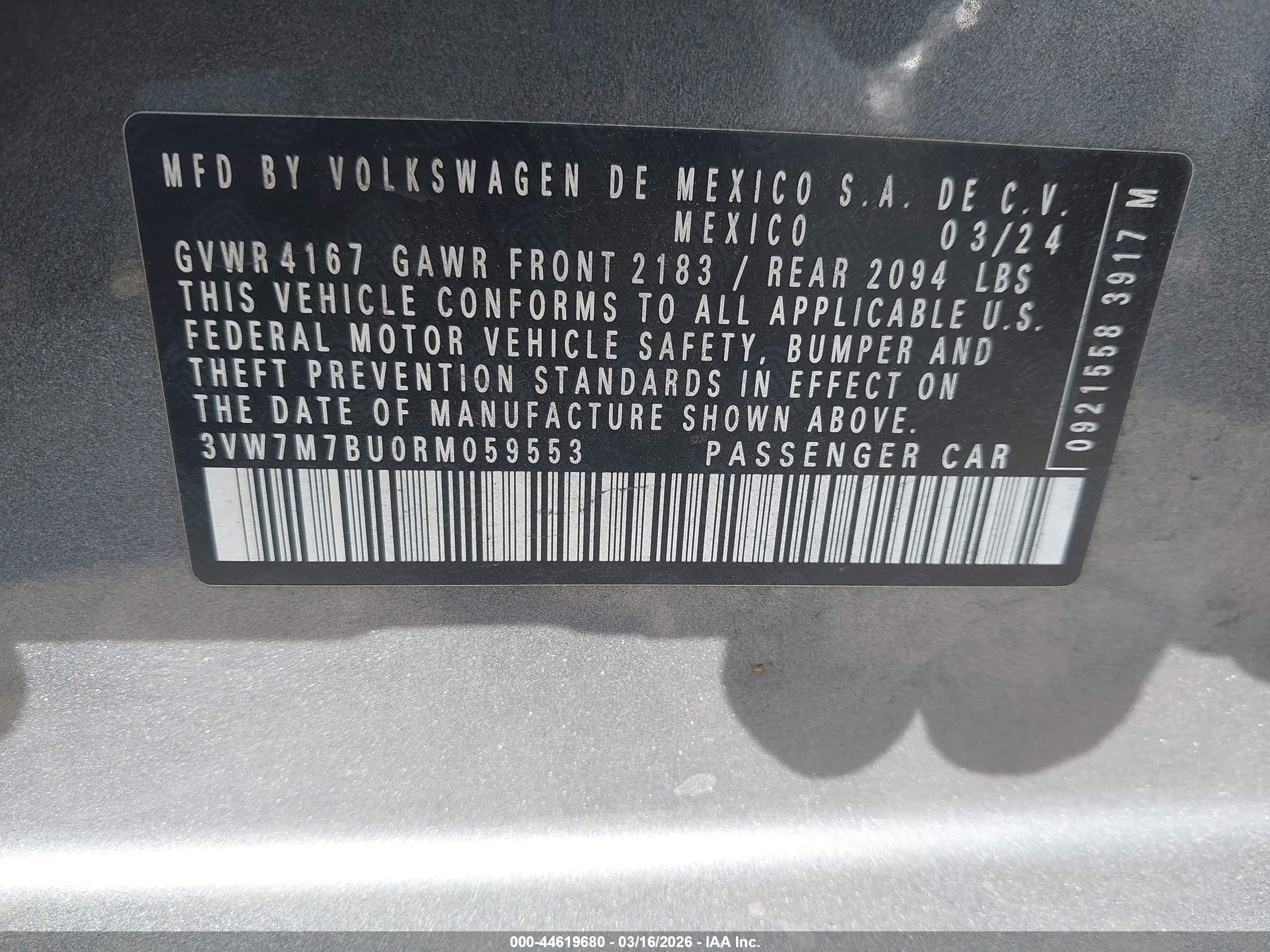VOLKSWAGEN JETTA image 9