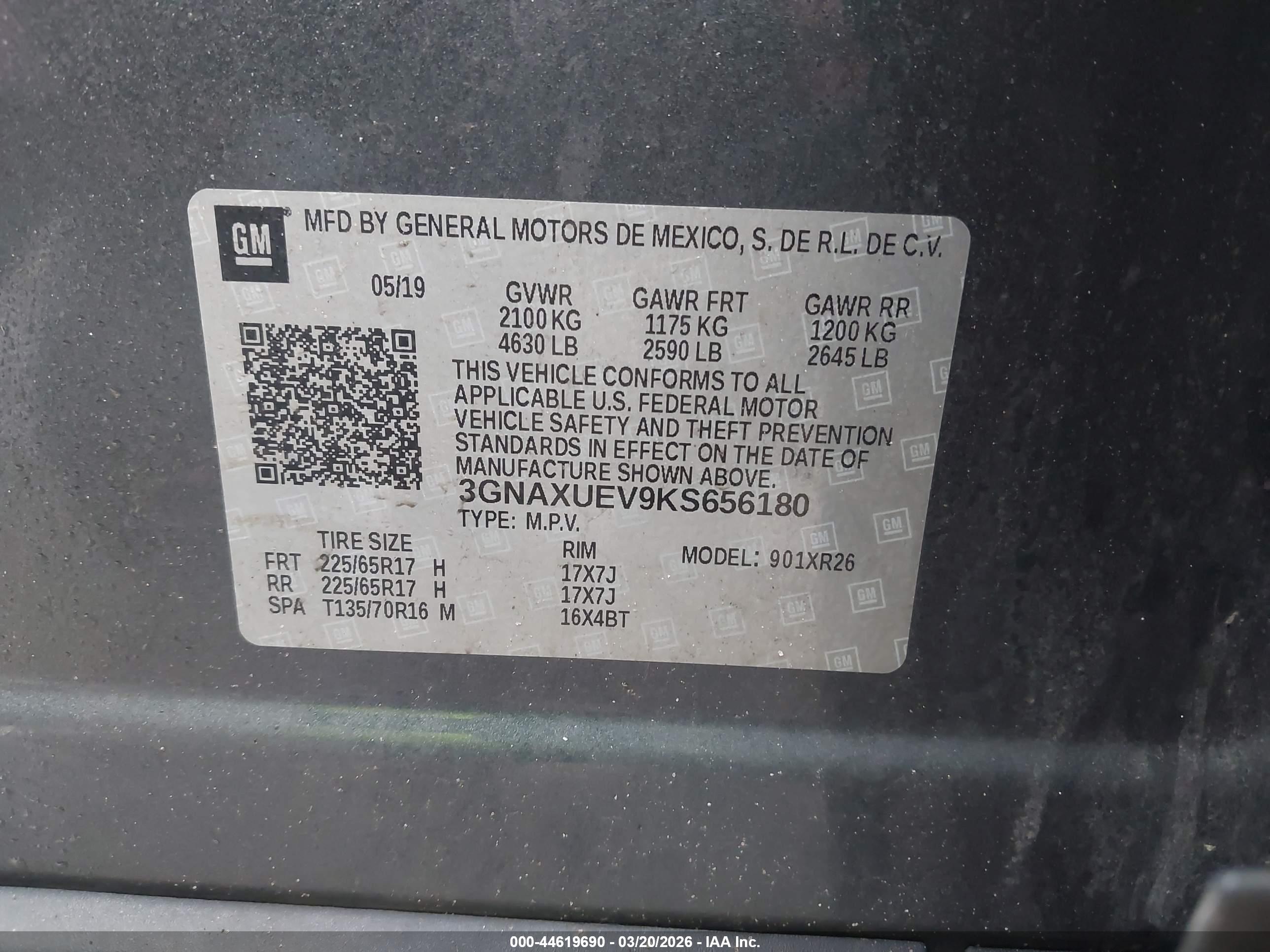CHEVROLET EQUINOX image 9