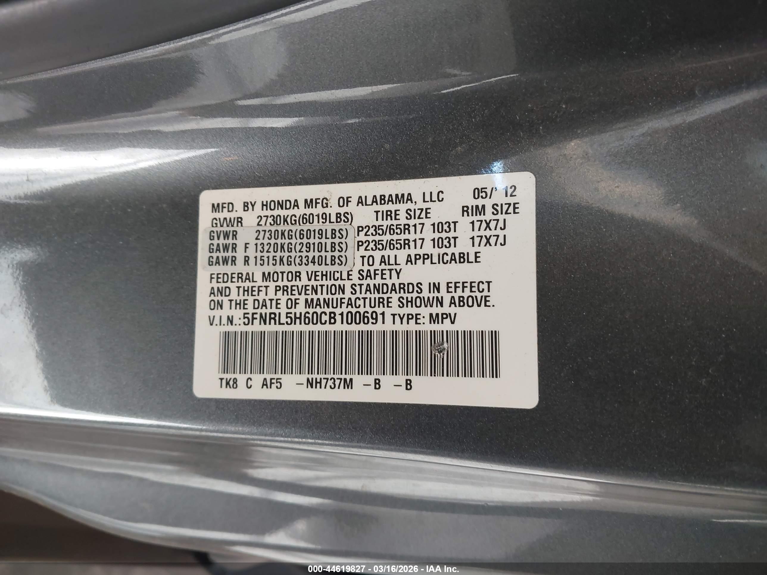 HONDA ODYSSEY image 9