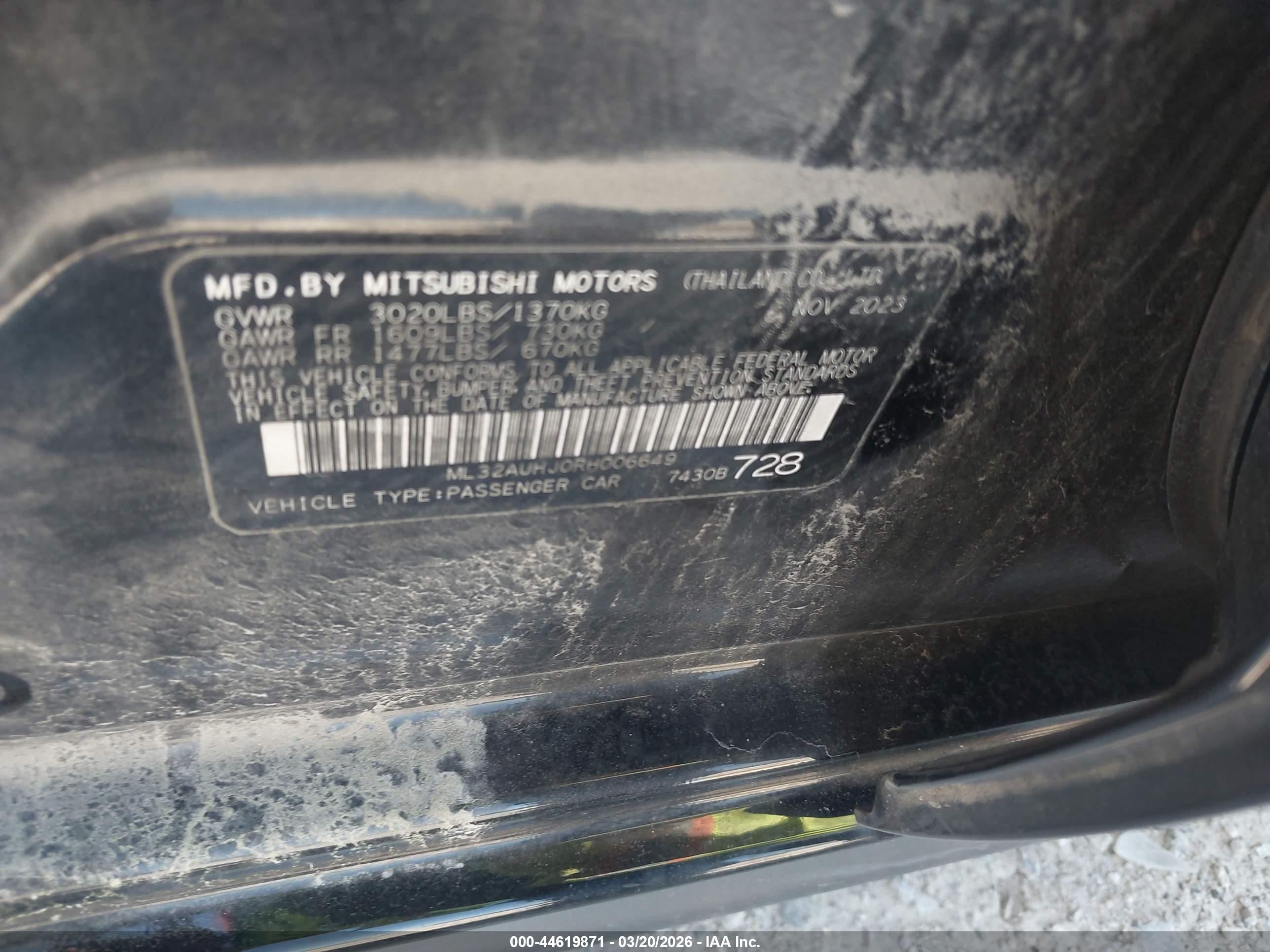 MITSUBISHI MIRAGE image 9
