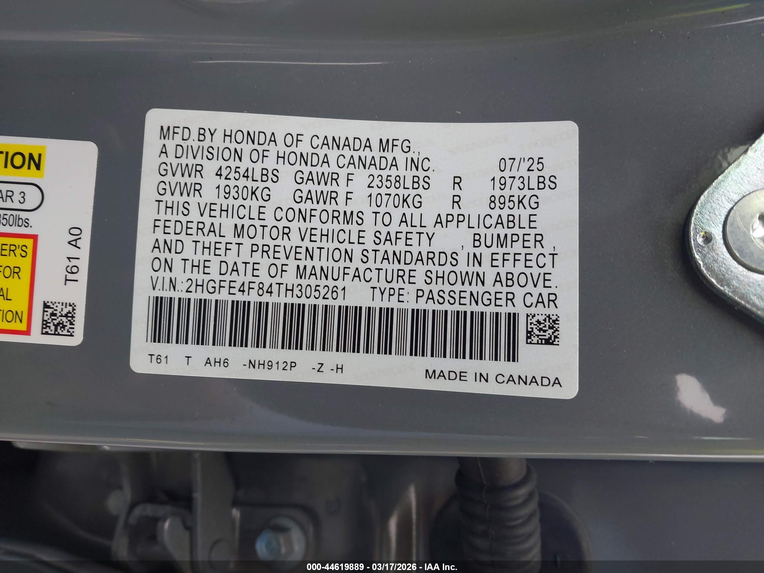 HONDA CIVIC image 9