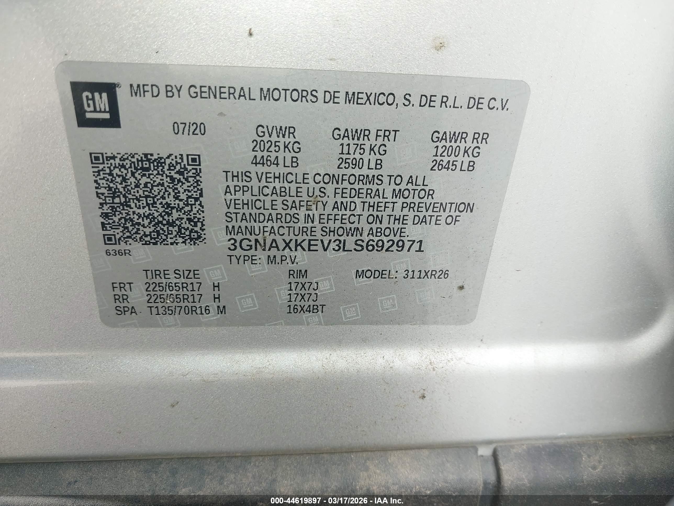 CHEVROLET EQUINOX image 9