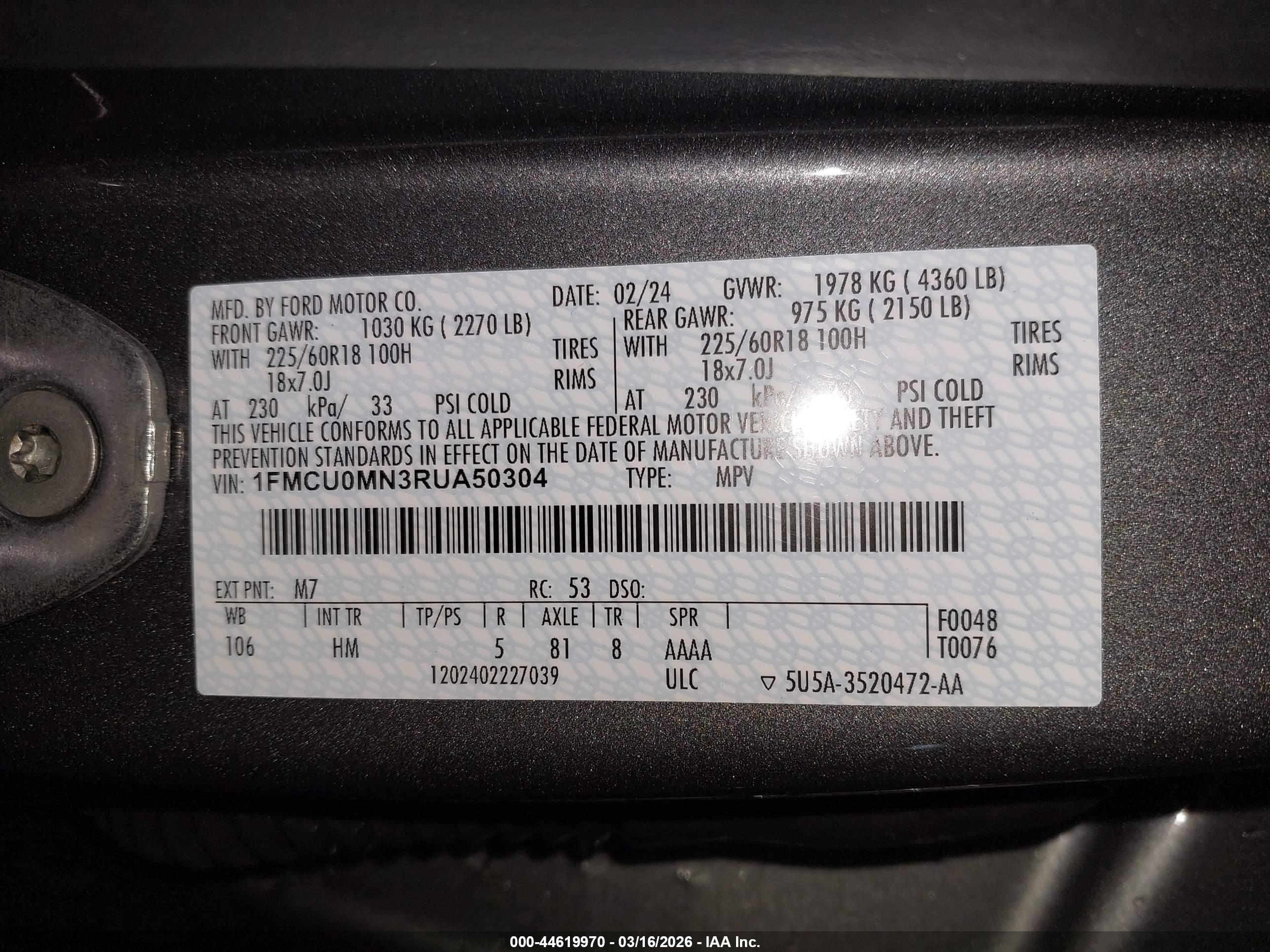 FORD ESCAPE image 9