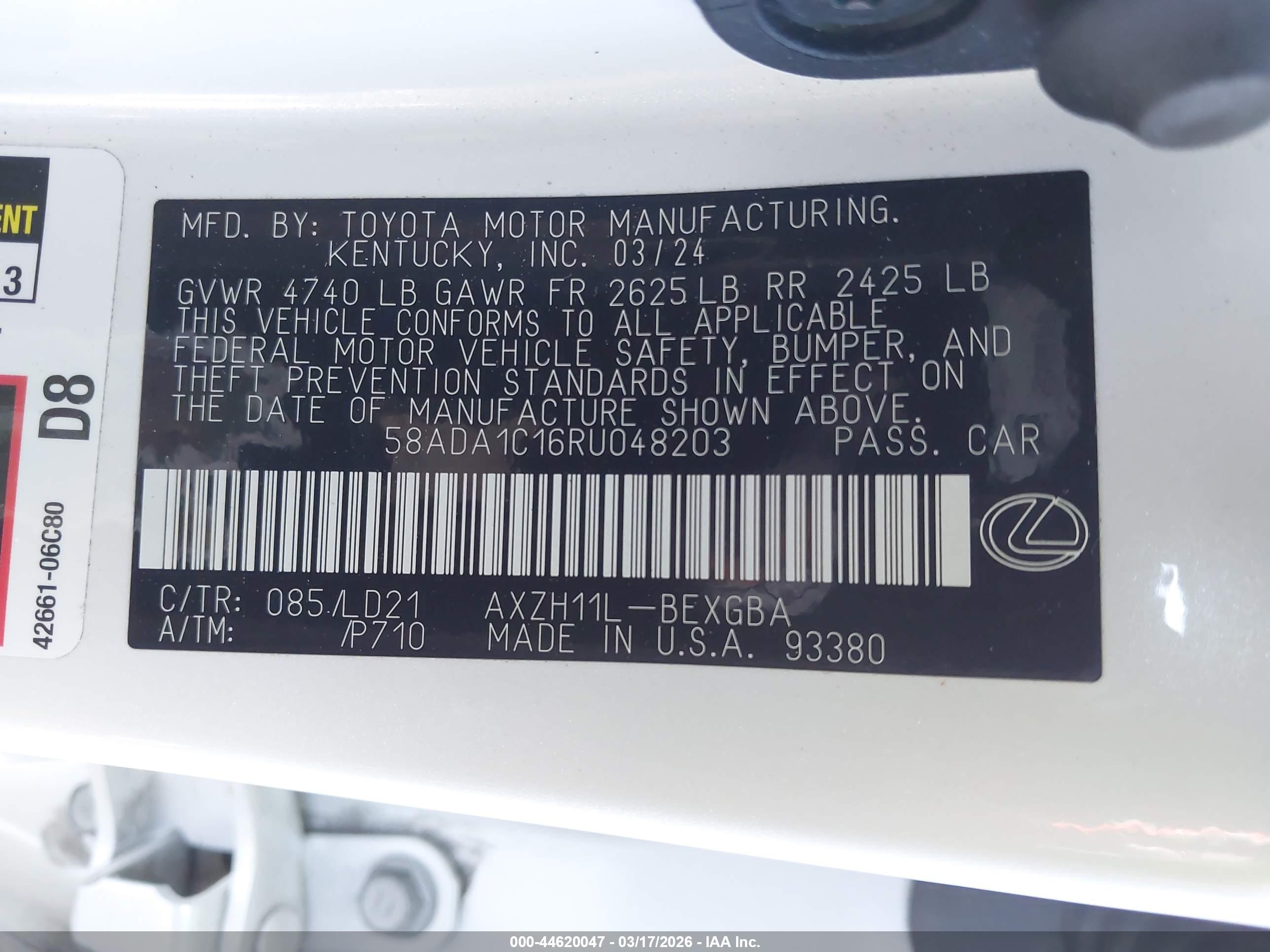 LEXUS ES image 9