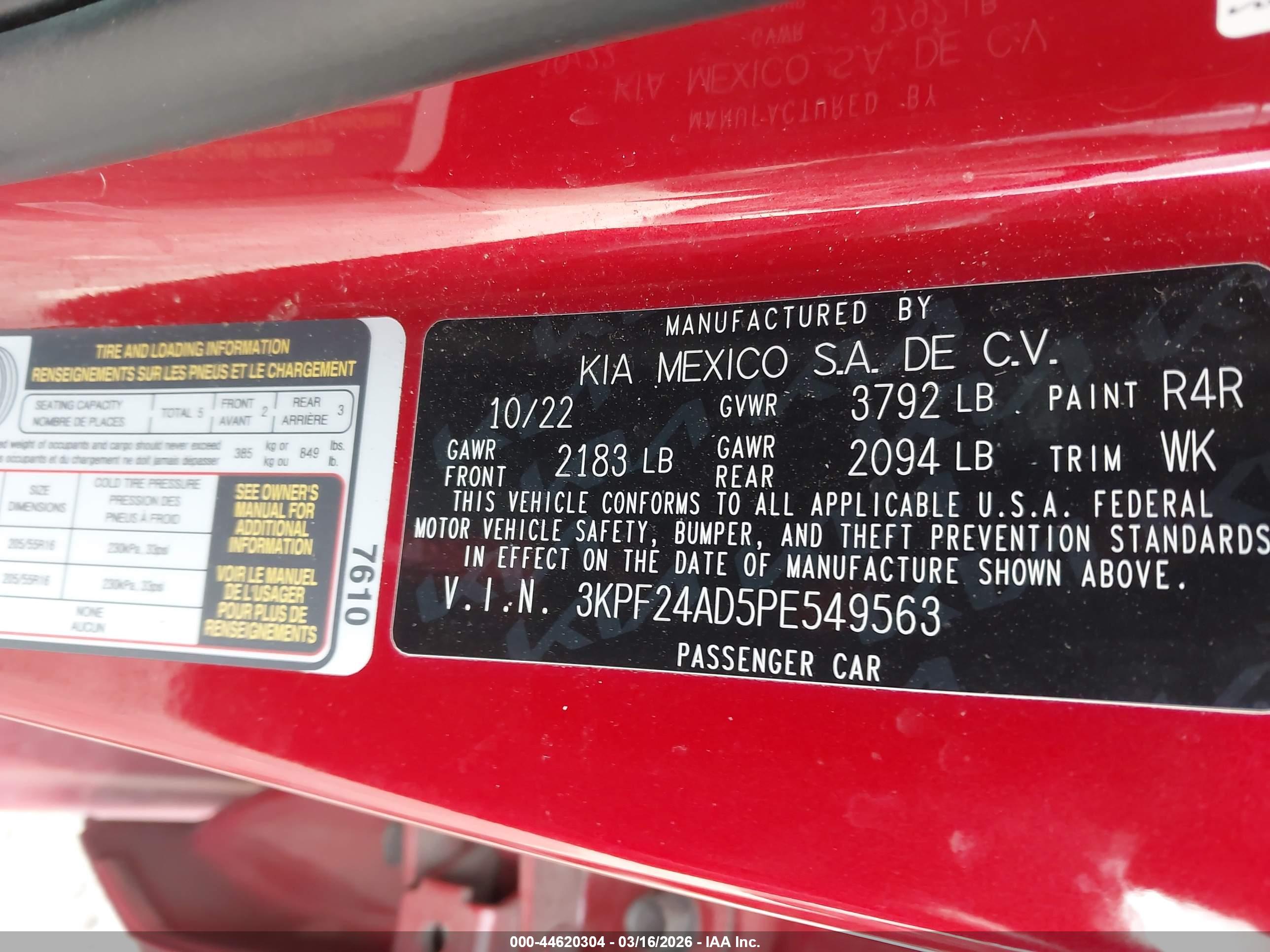 KIA FORTE image 9