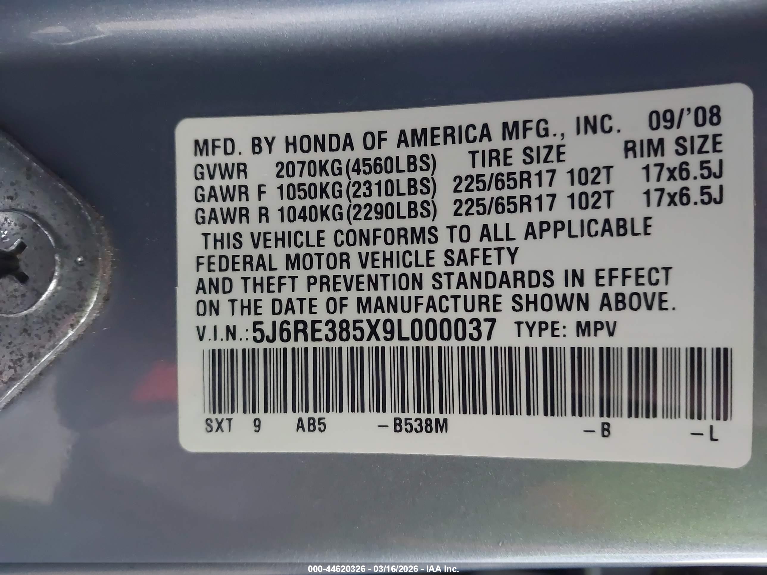 HONDA CR-V image 9