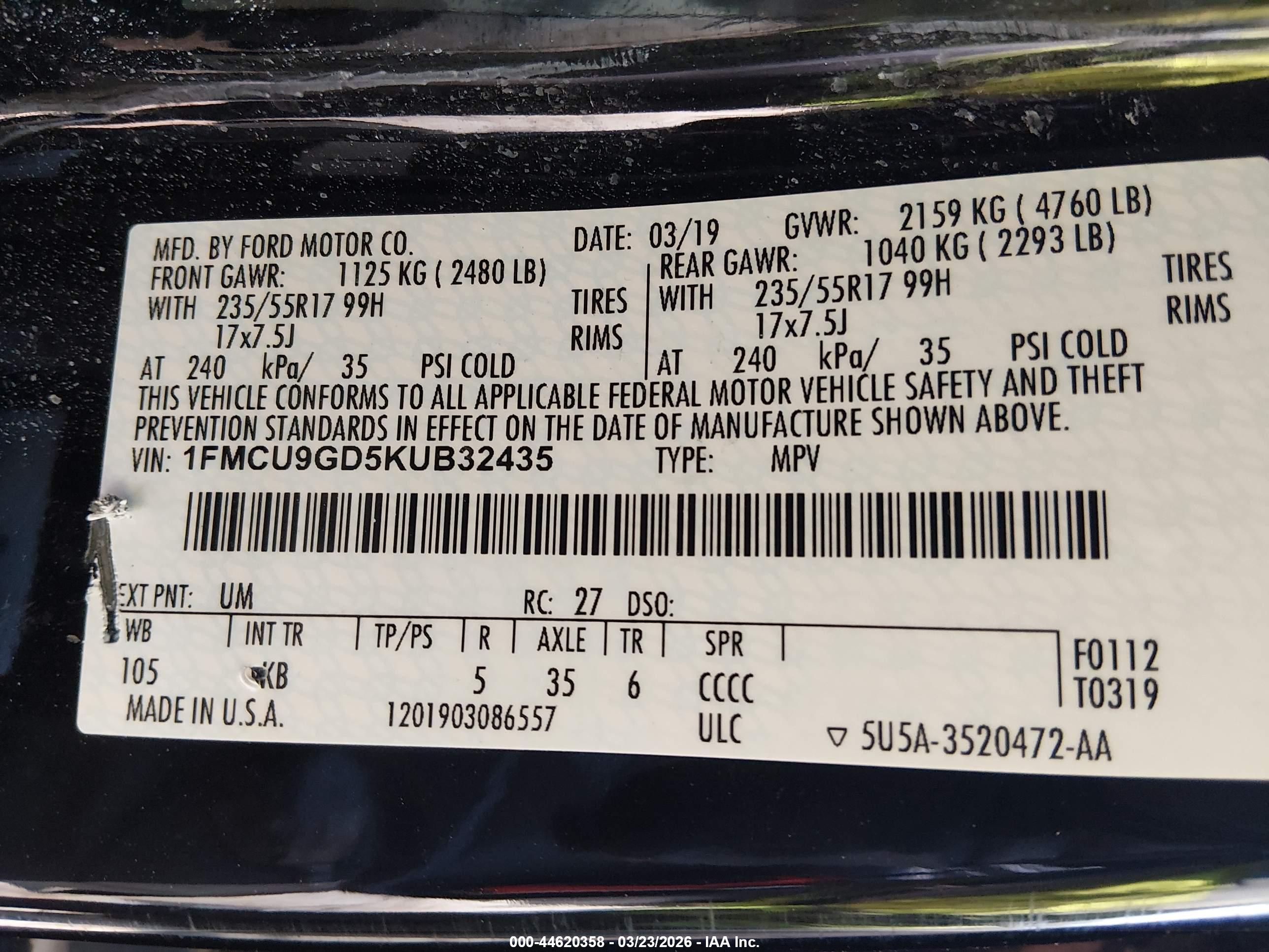FORD ESCAPE image 9