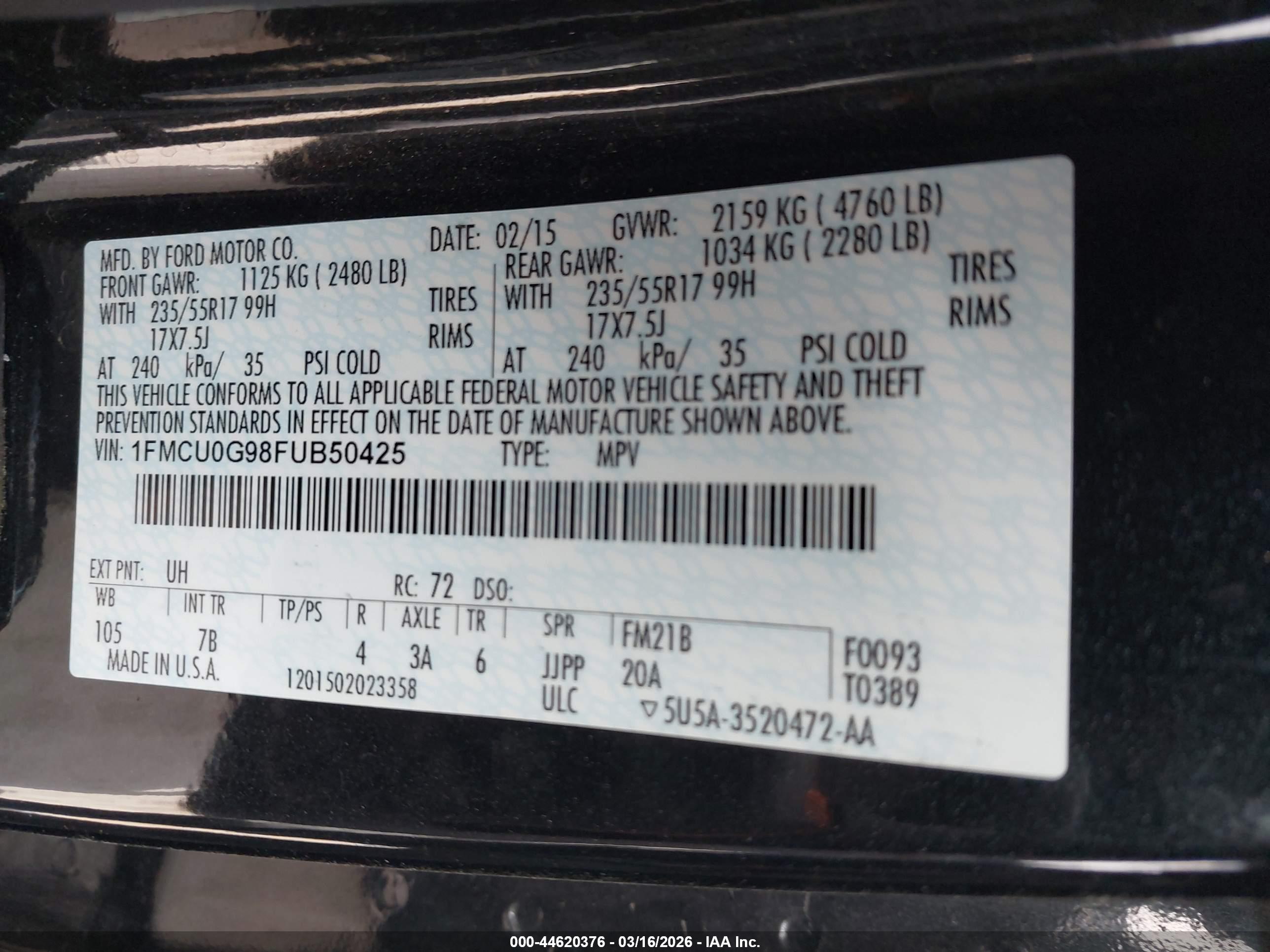 FORD ESCAPE image 9