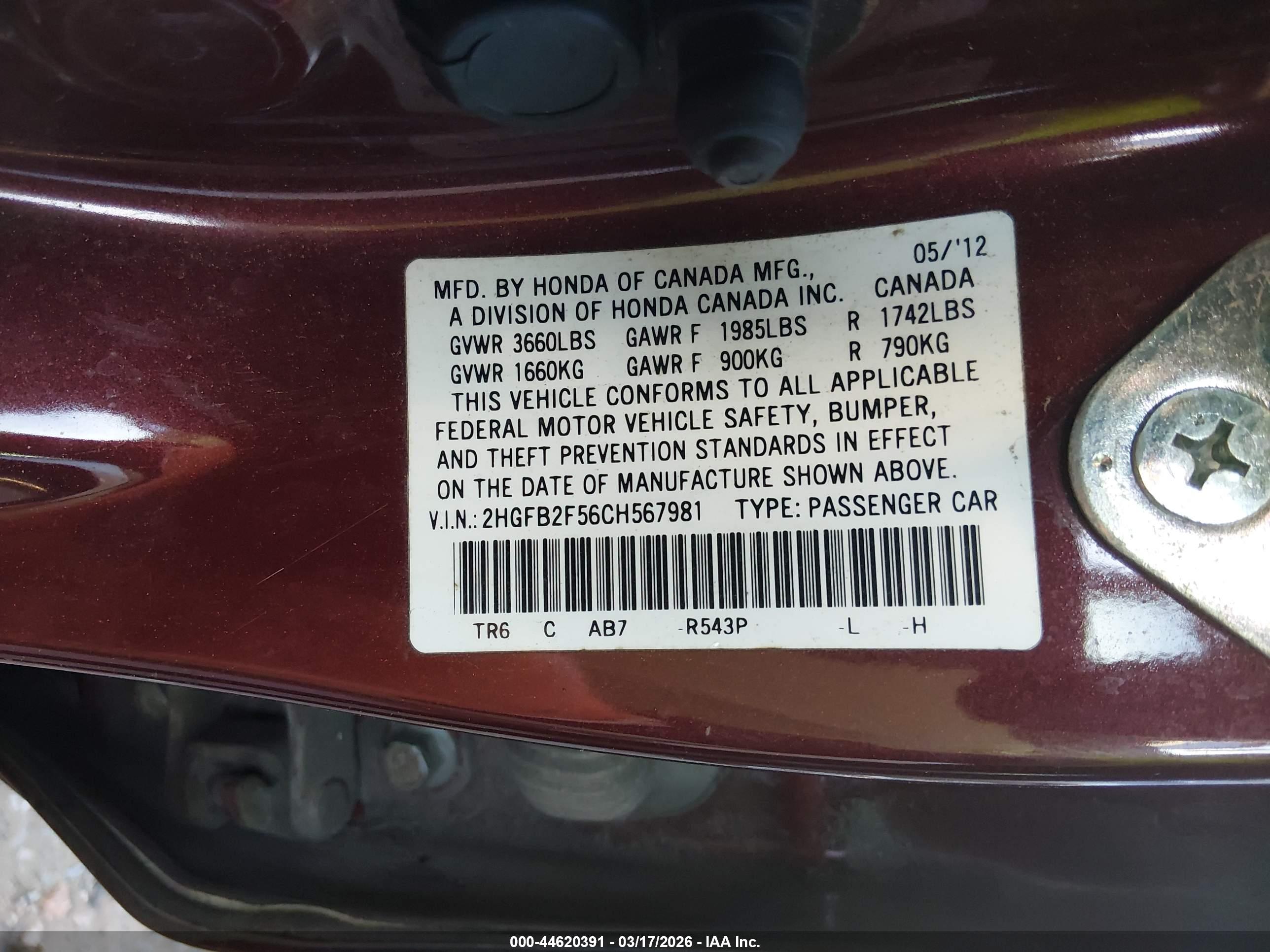 HONDA CIVIC image 9
