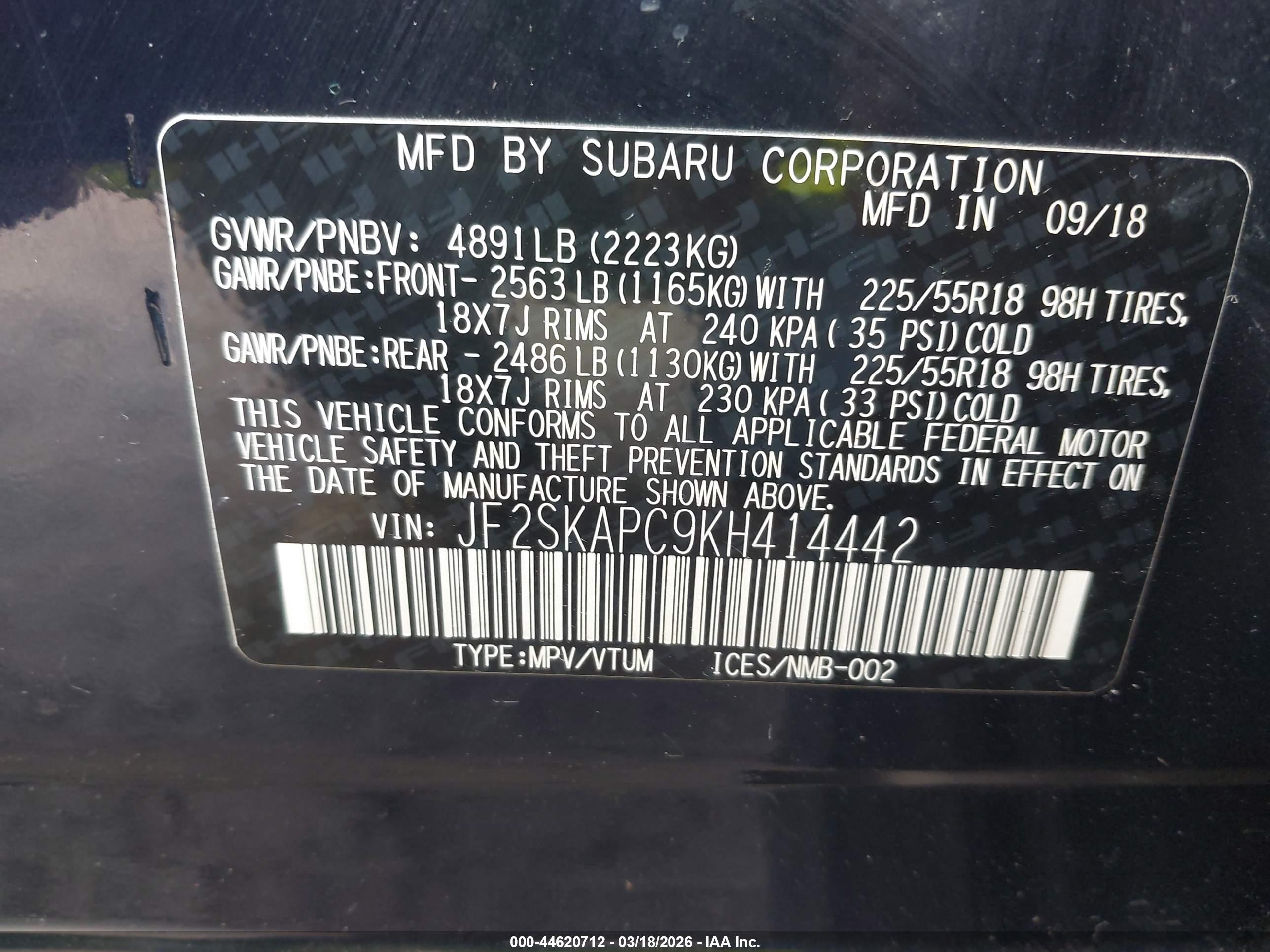 SUBARU FORESTER image 9