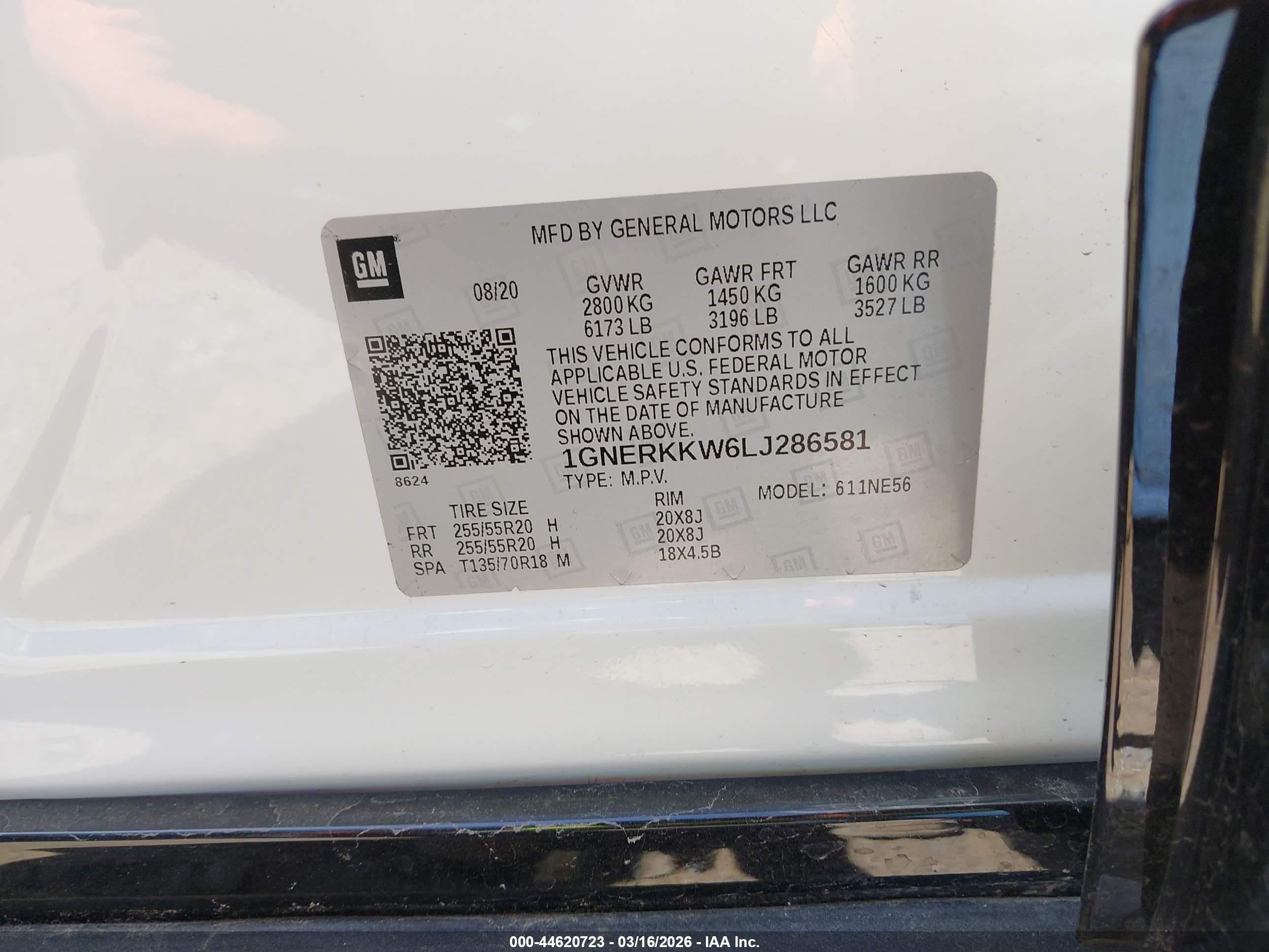 CHEVROLET TRAVERSE image 9