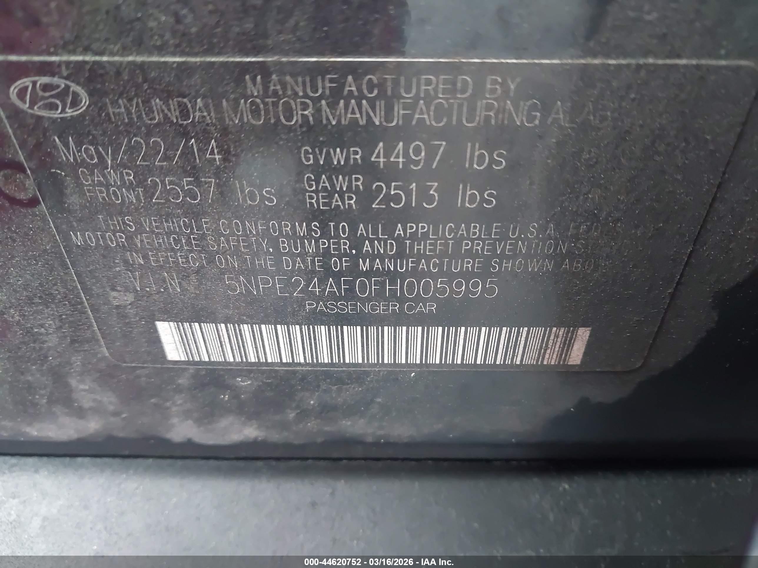 HYUNDAI SONATA image 9