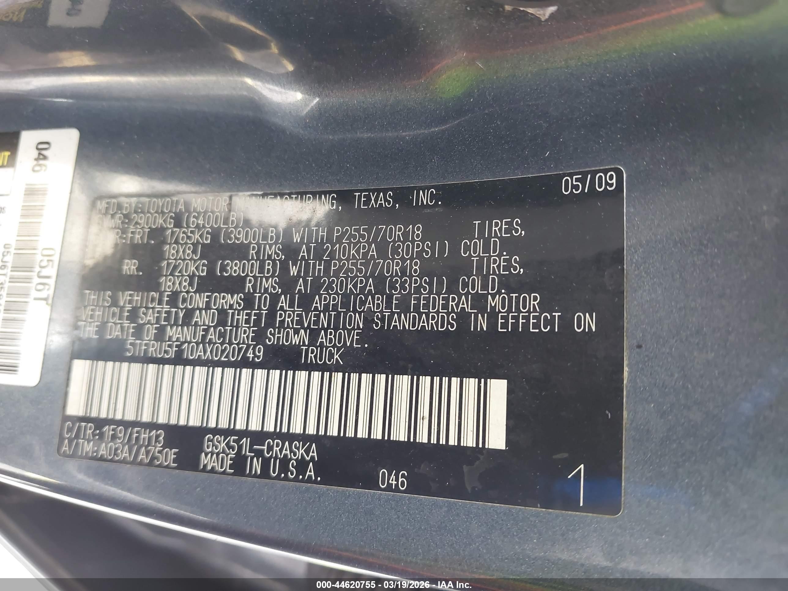 TOYOTA TUNDRA image 9