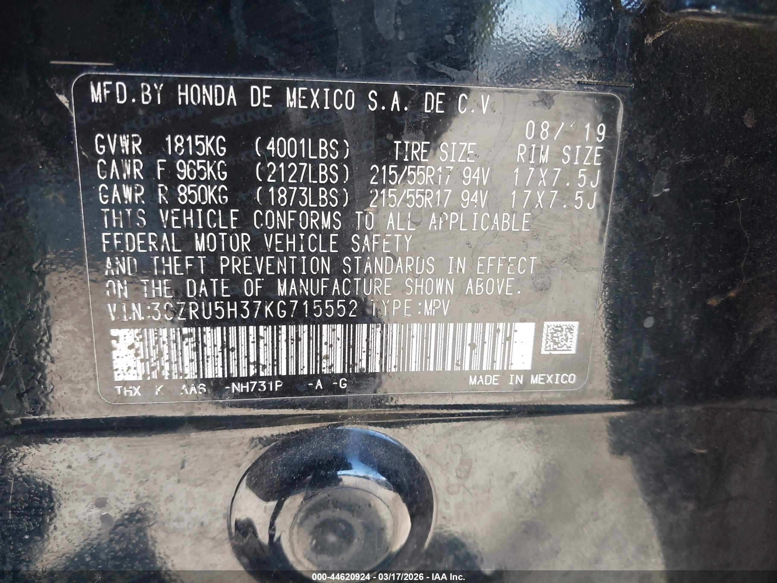 HONDA HR-V image 9