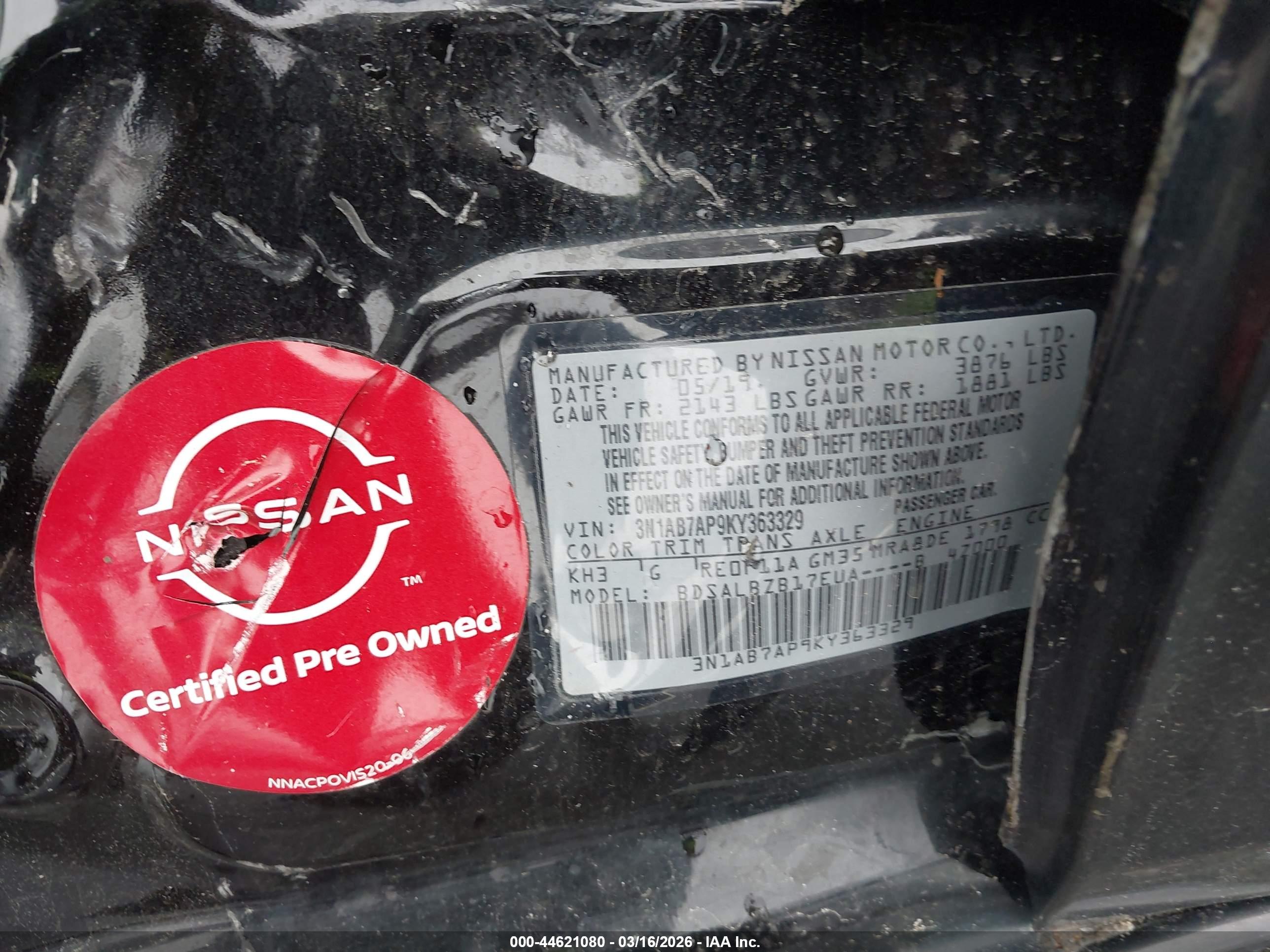 NISSAN SENTRA image 9