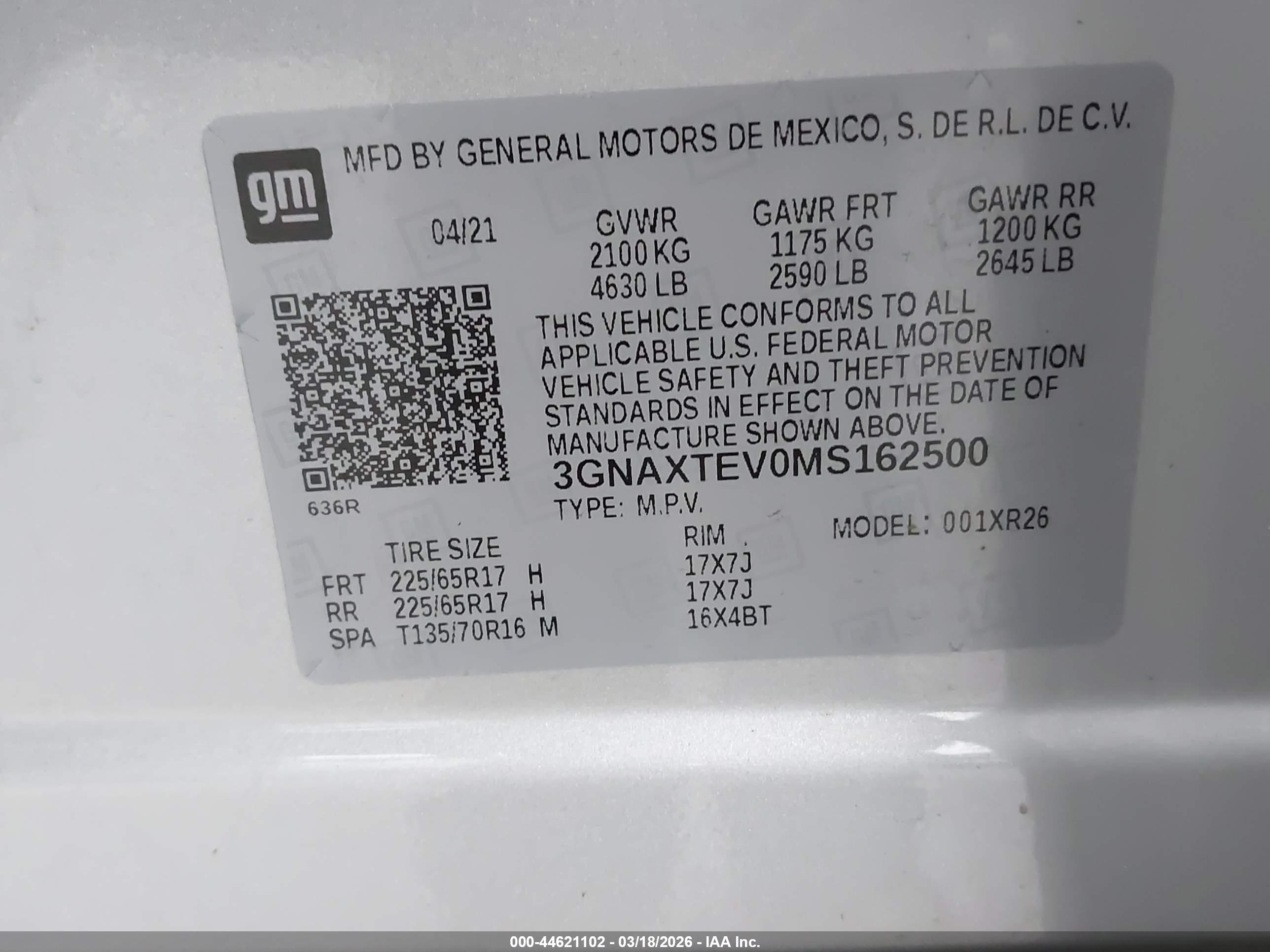 CHEVROLET EQUINOX image 9