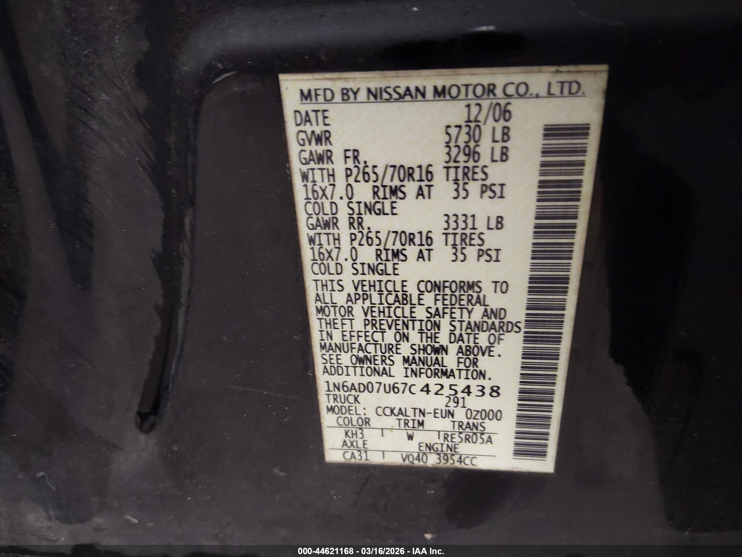 NISSAN FRONTIER image 9