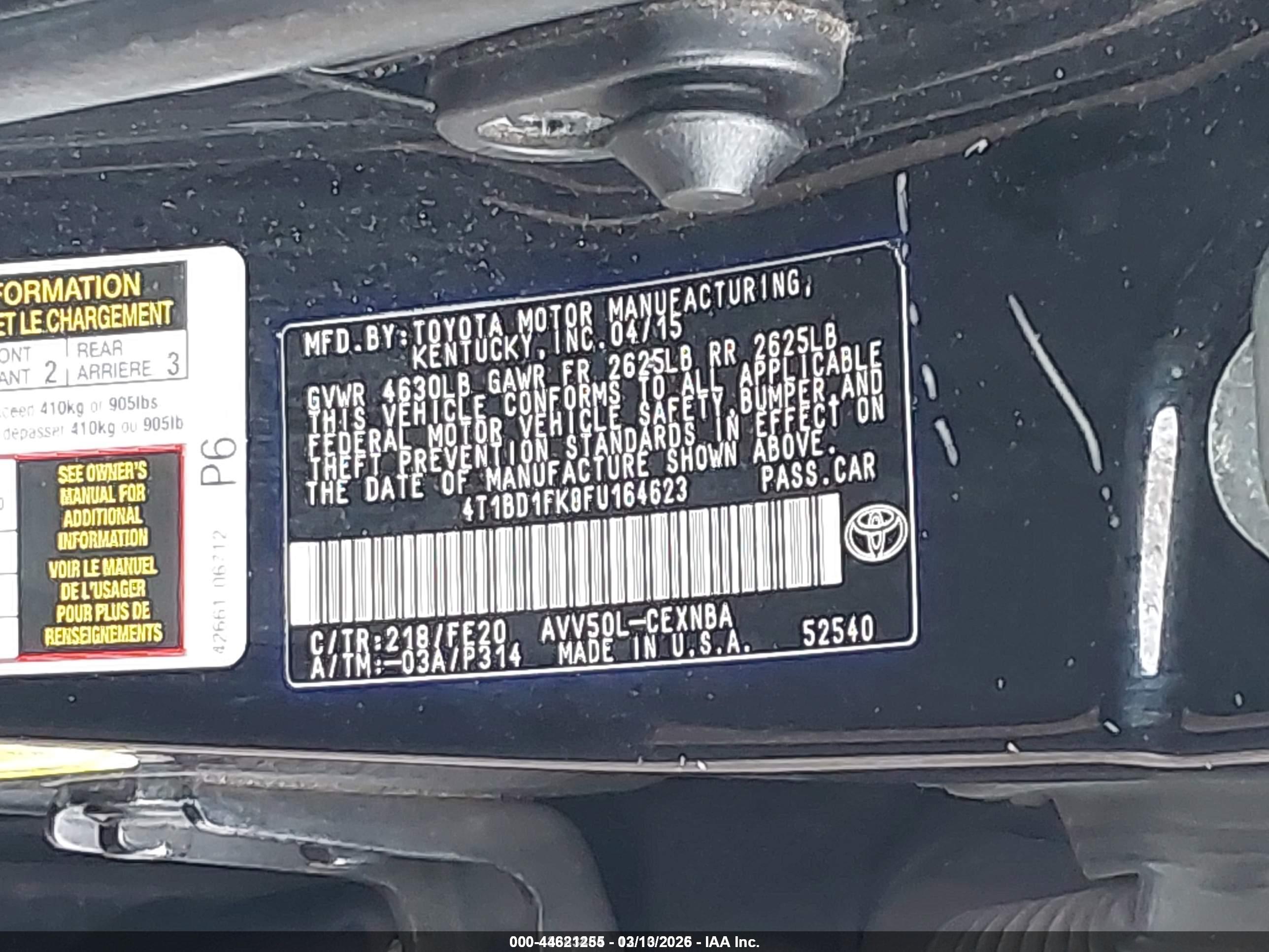 TOYOTA CAMRY image 9