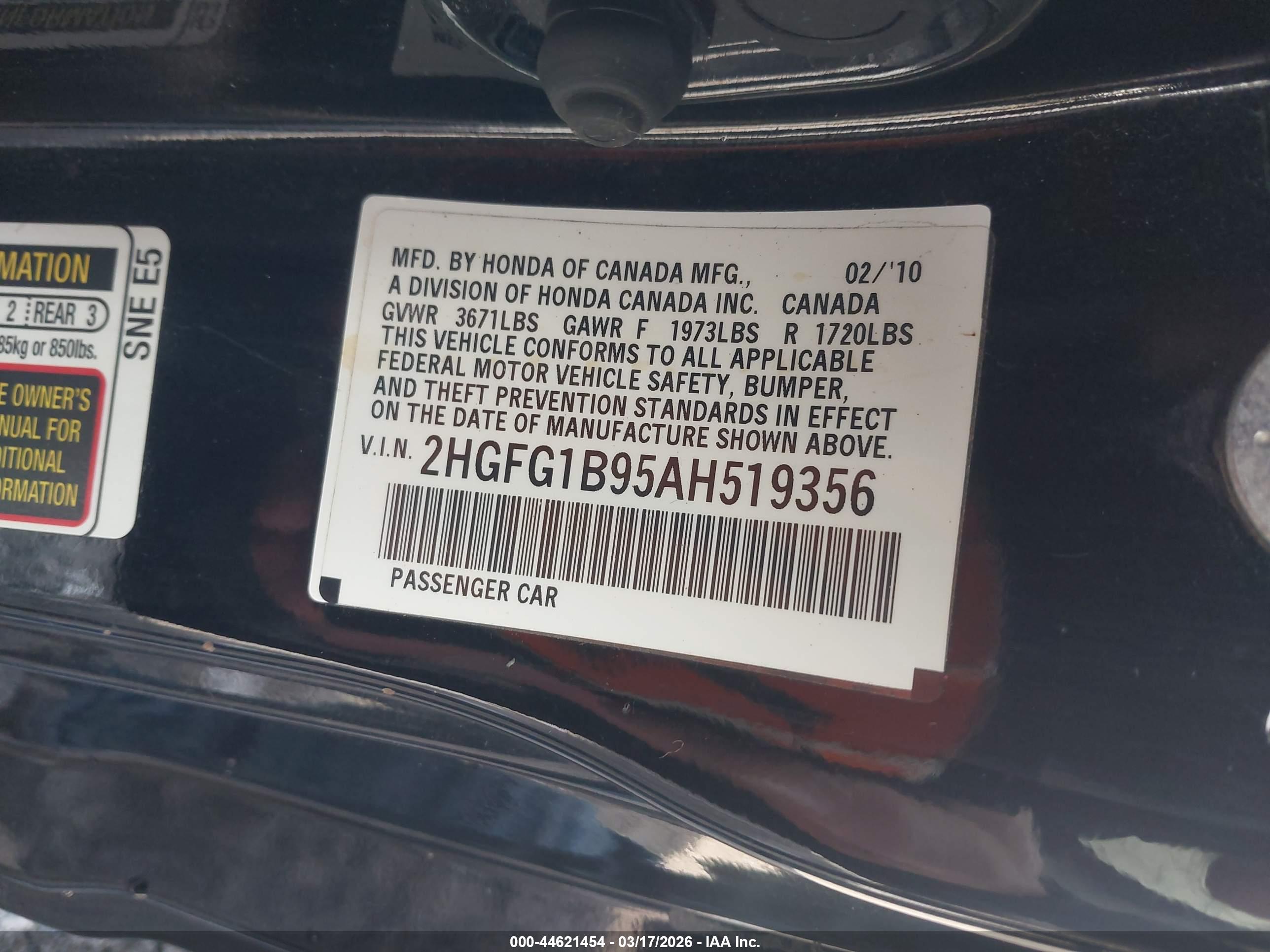 HONDA CIVIC image 9