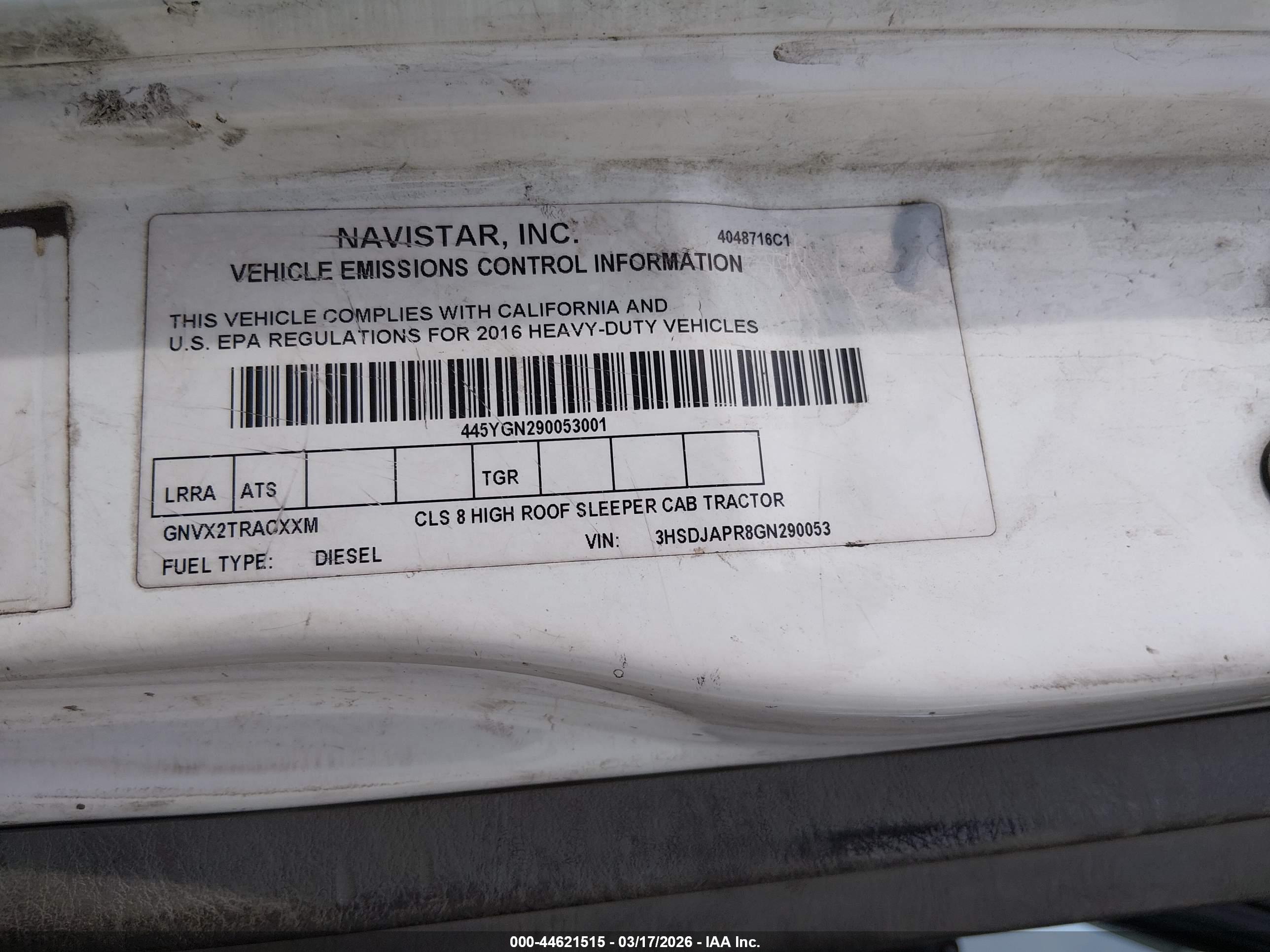 INTERNATIONAL PROSTAR image 9