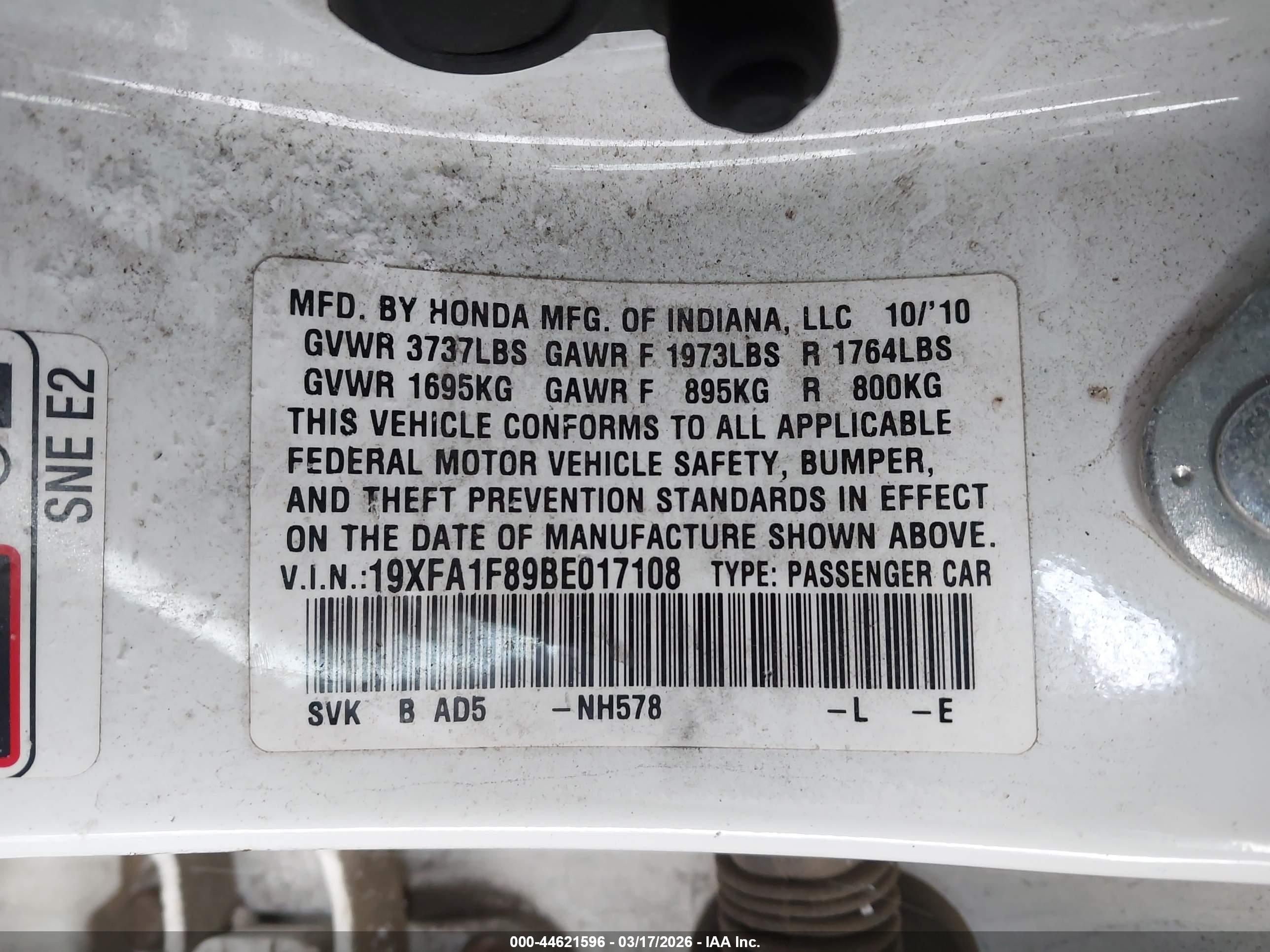 HONDA CIVIC image 9