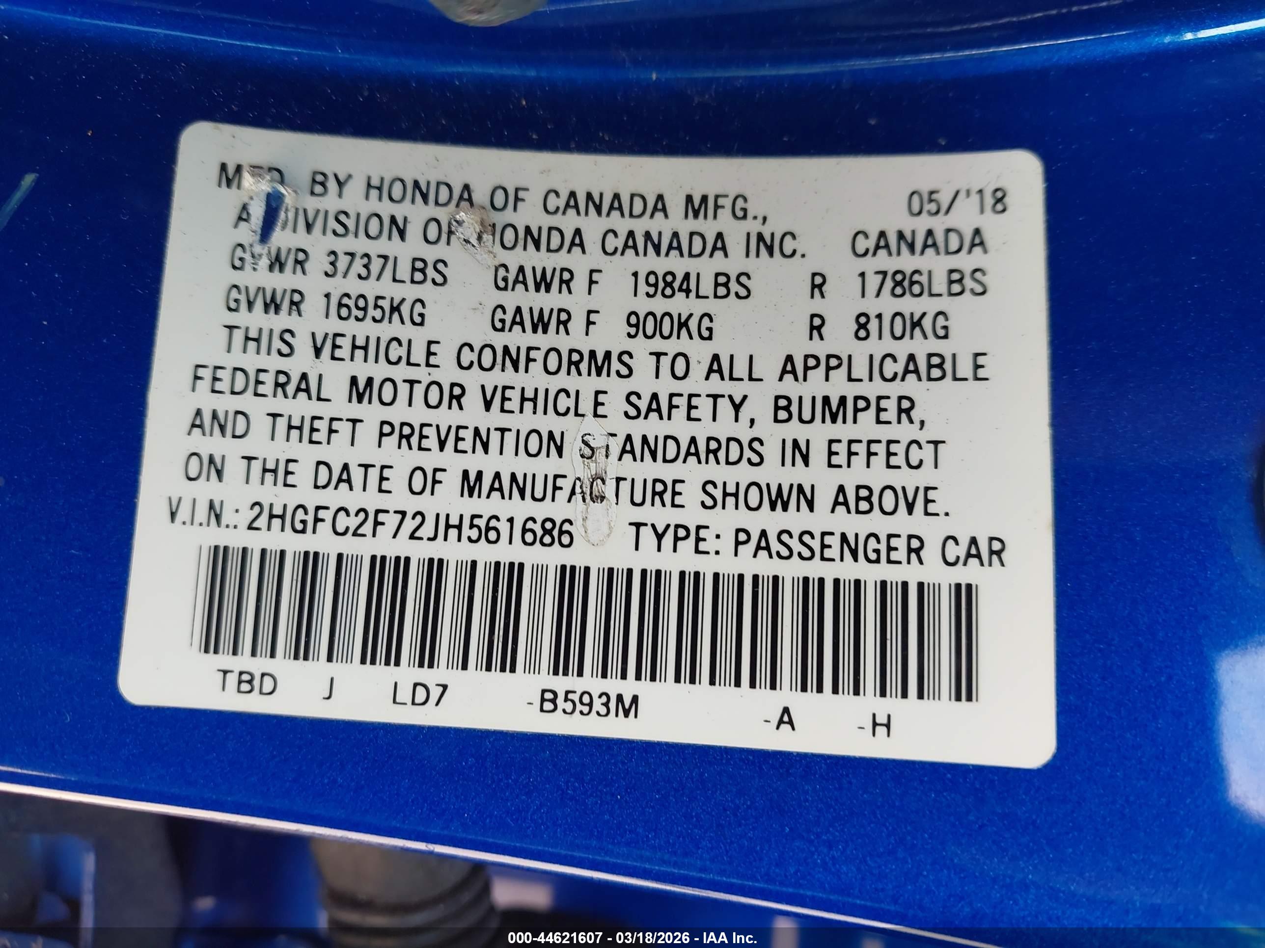 HONDA CIVIC image 9