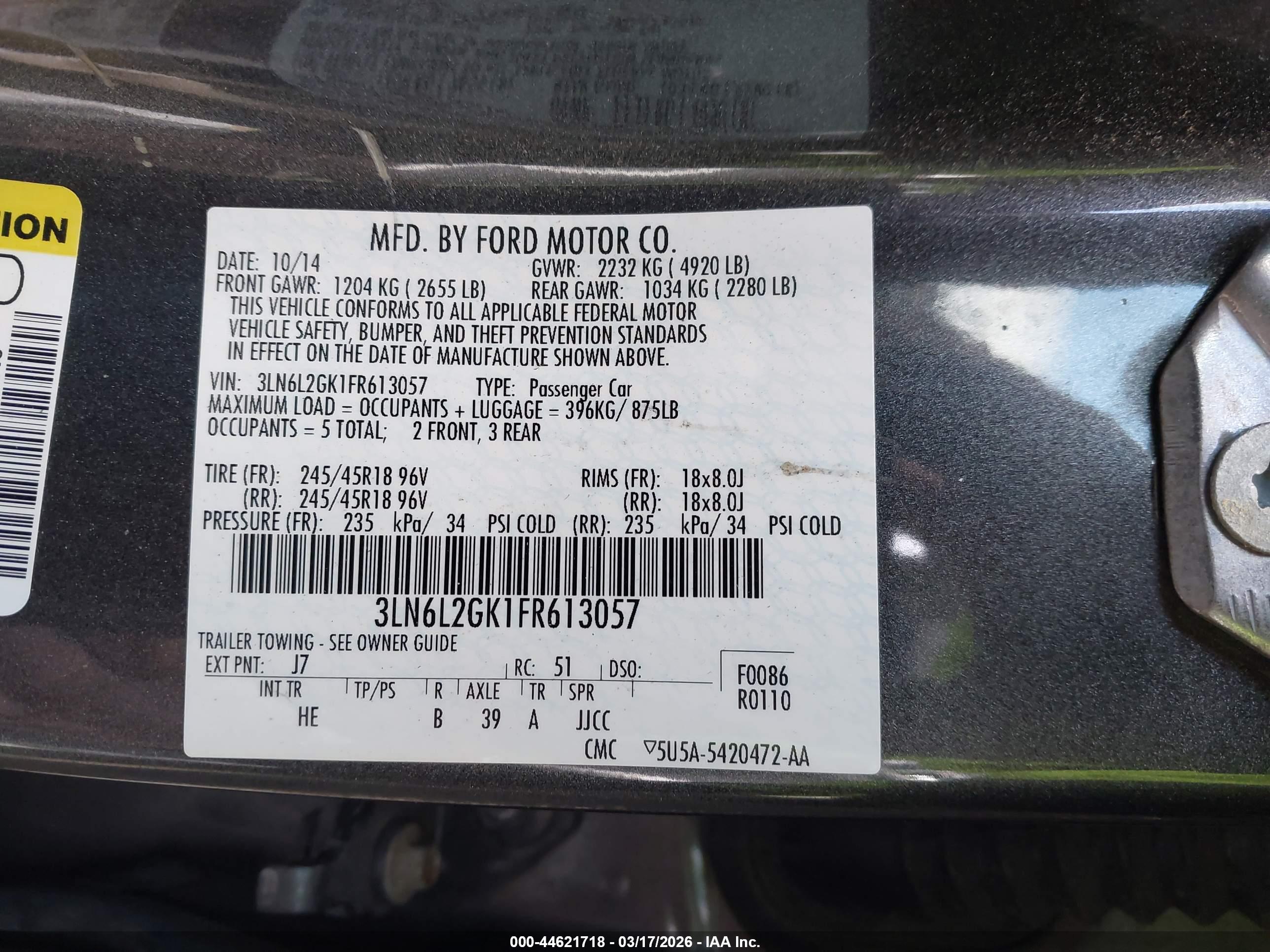 LINCOLN MKZ image 9