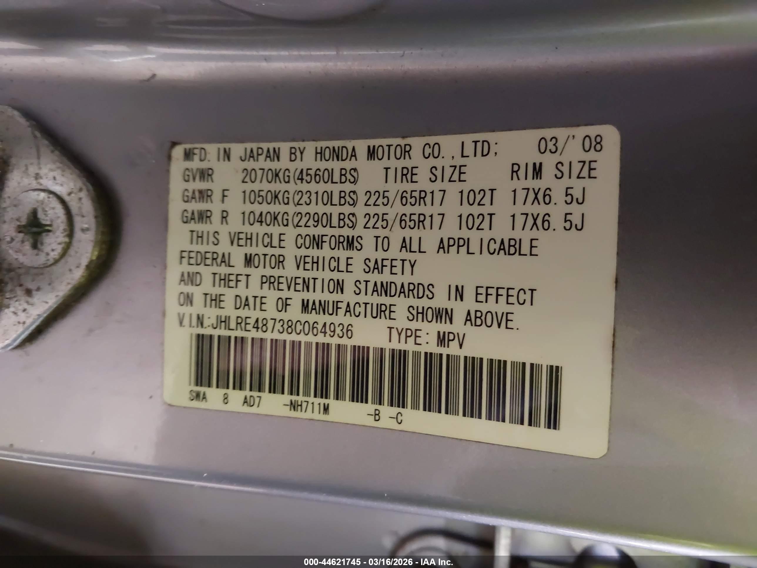 HONDA CR-V image 9
