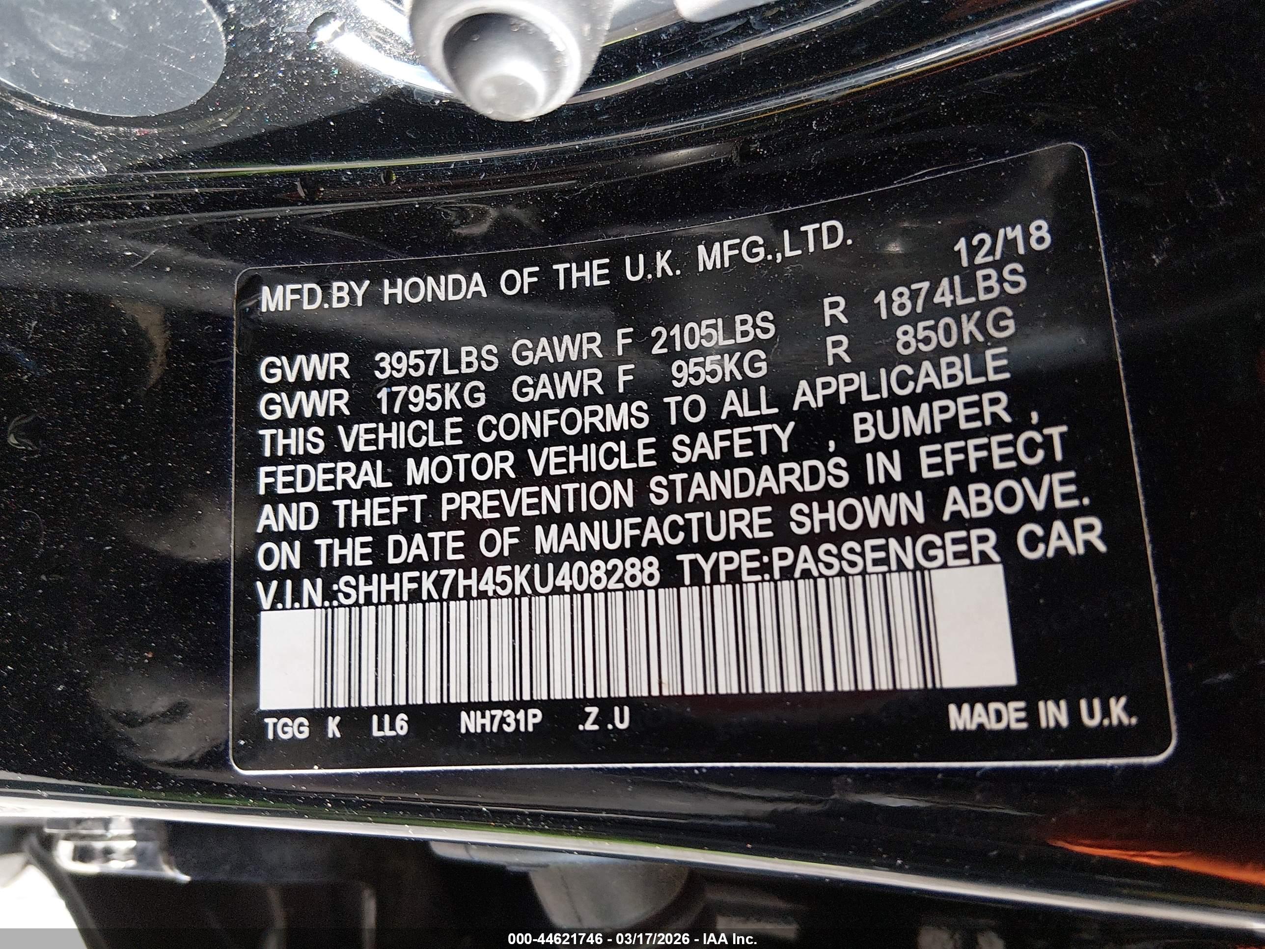 HONDA CIVIC image 9