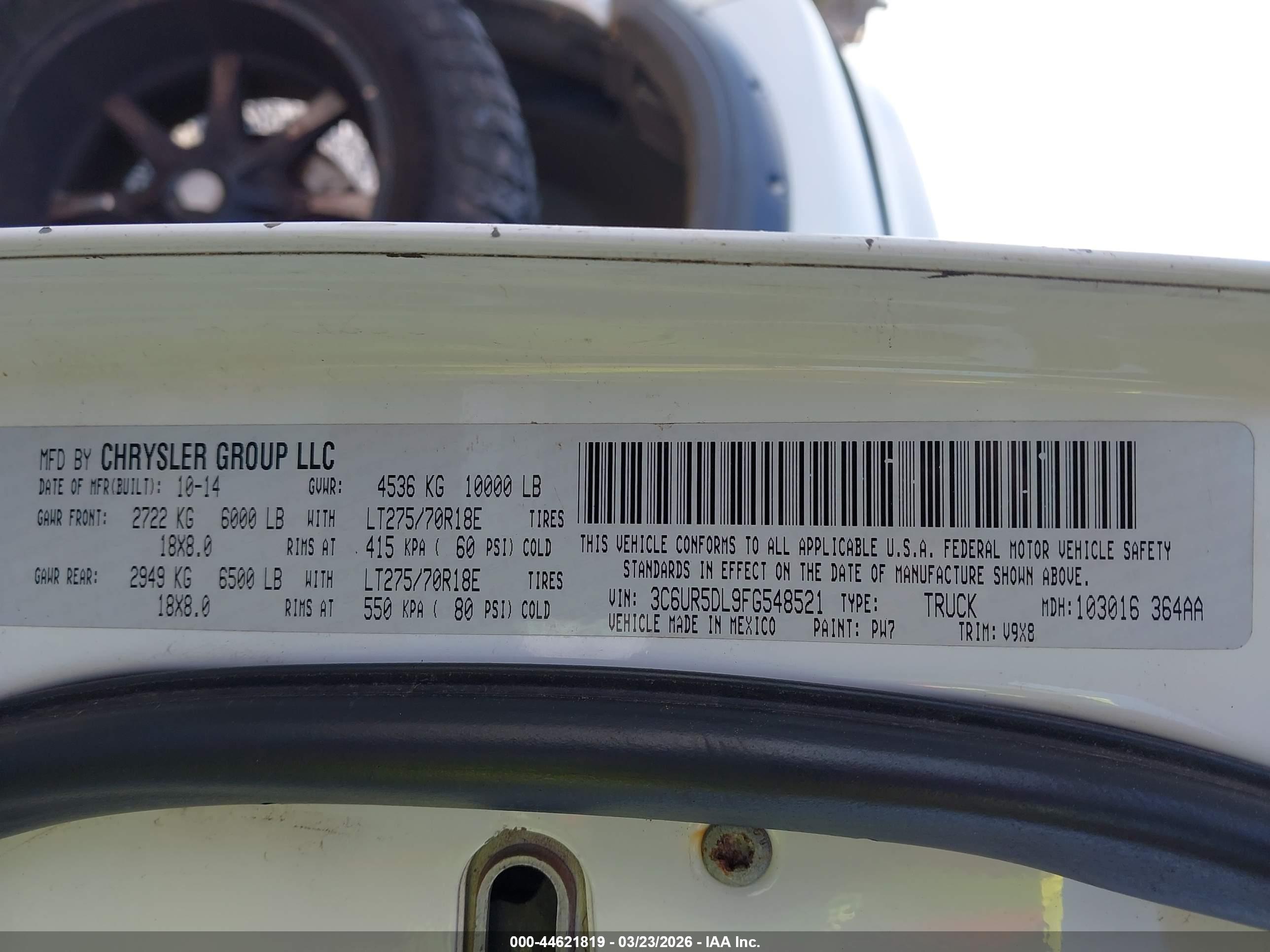 RAM 2500 image 9