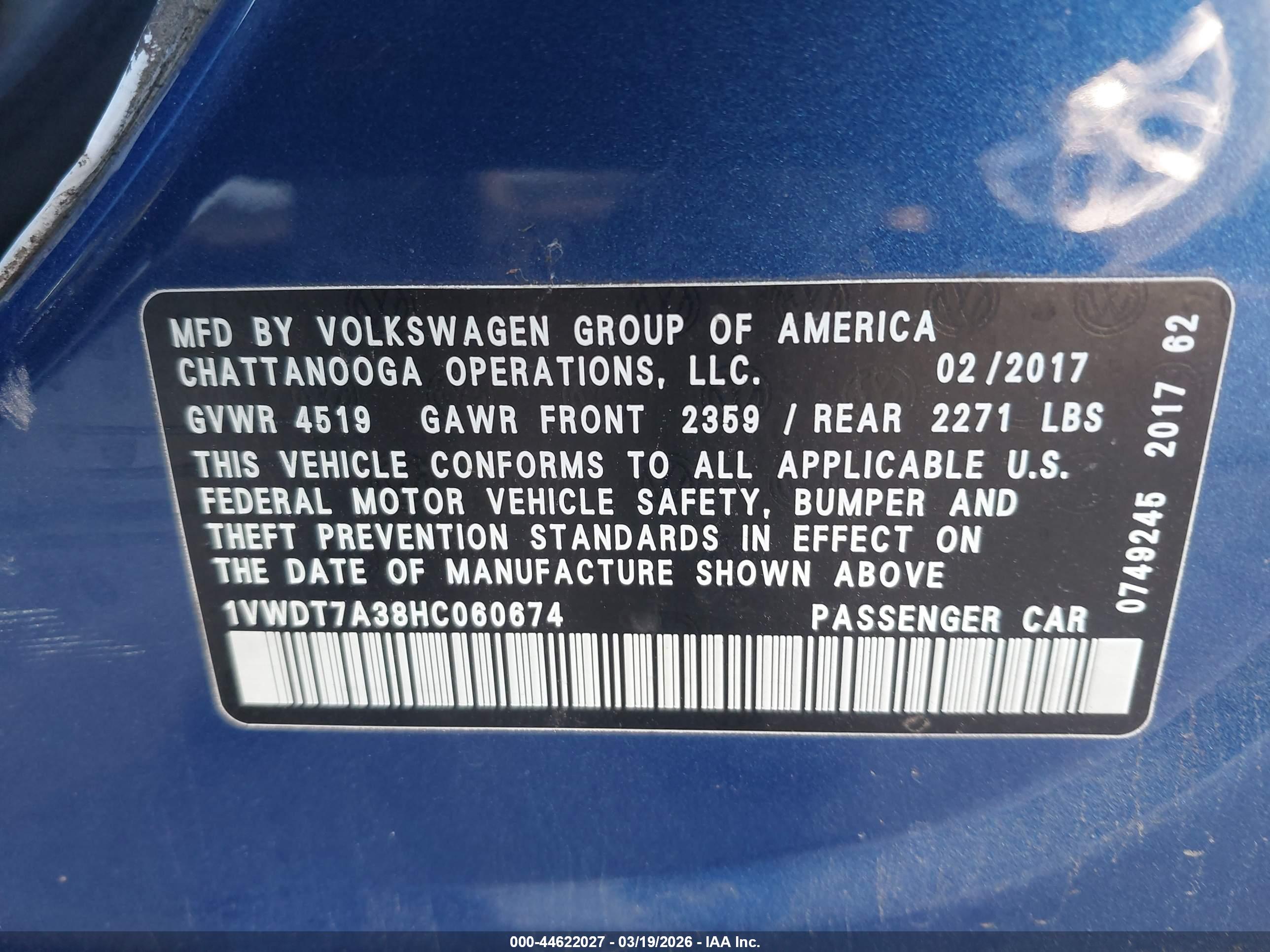 VOLKSWAGEN PASSAT image 9