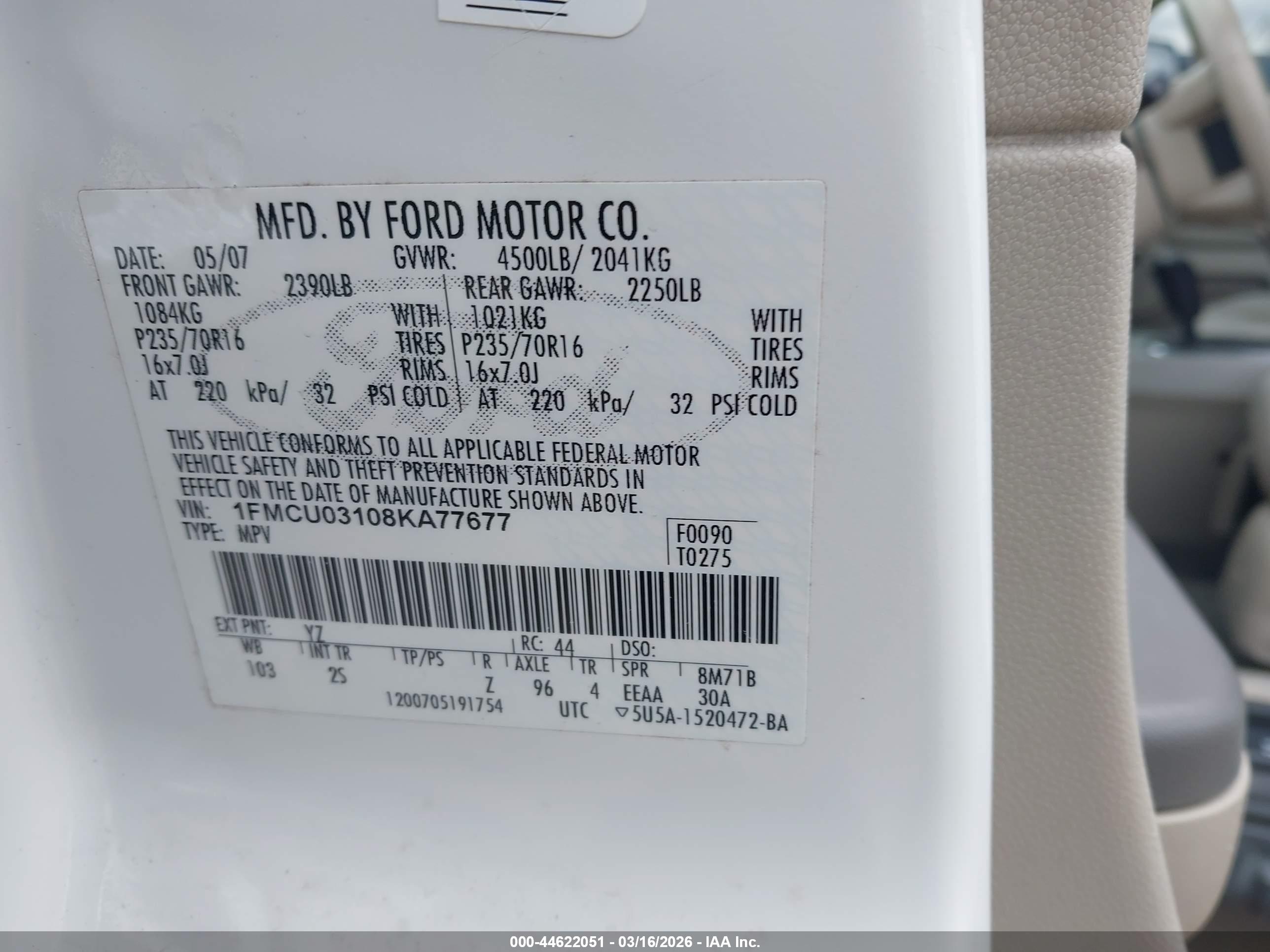 FORD ESCAPE image 9