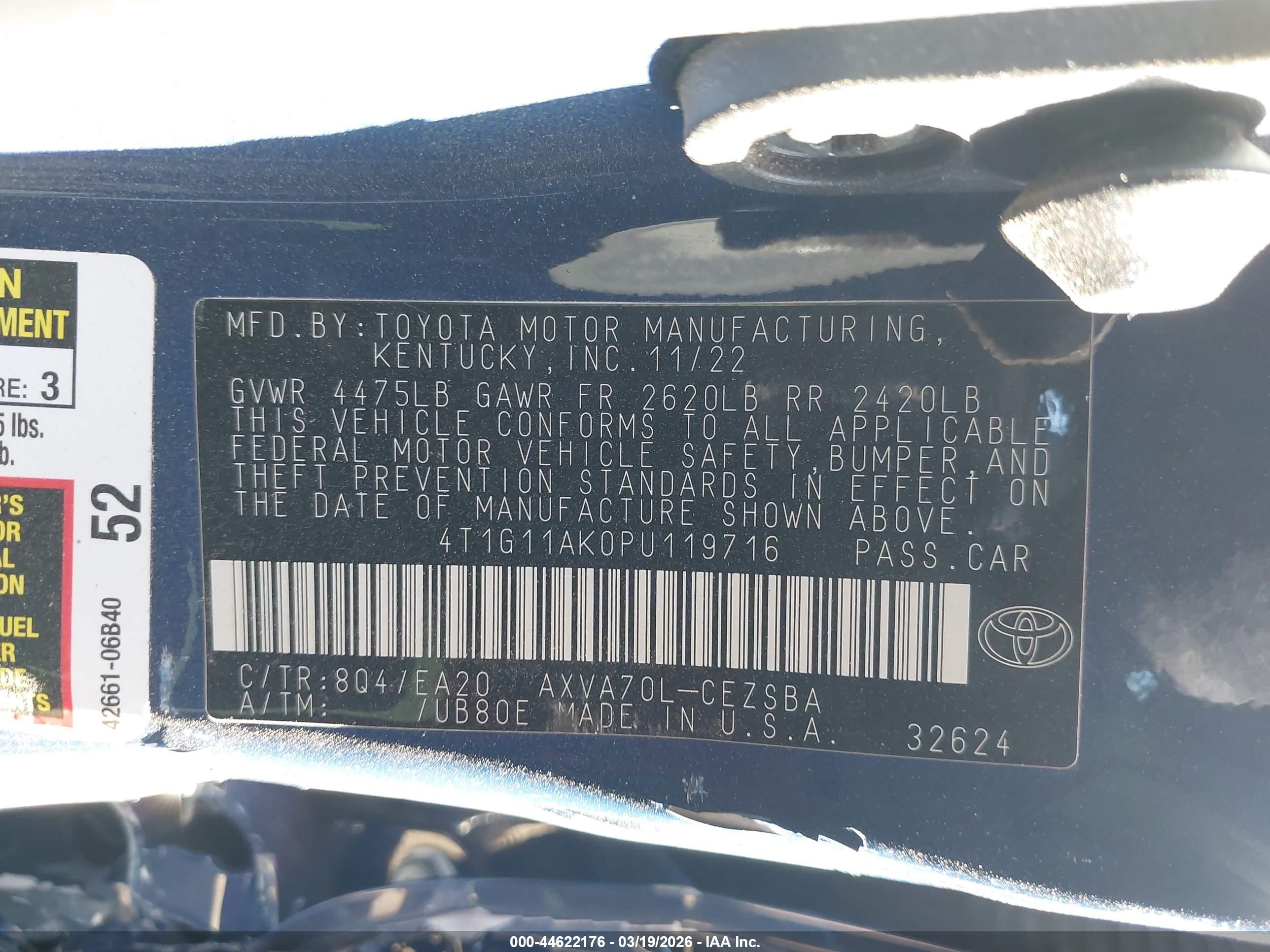 TOYOTA CAMRY image 9