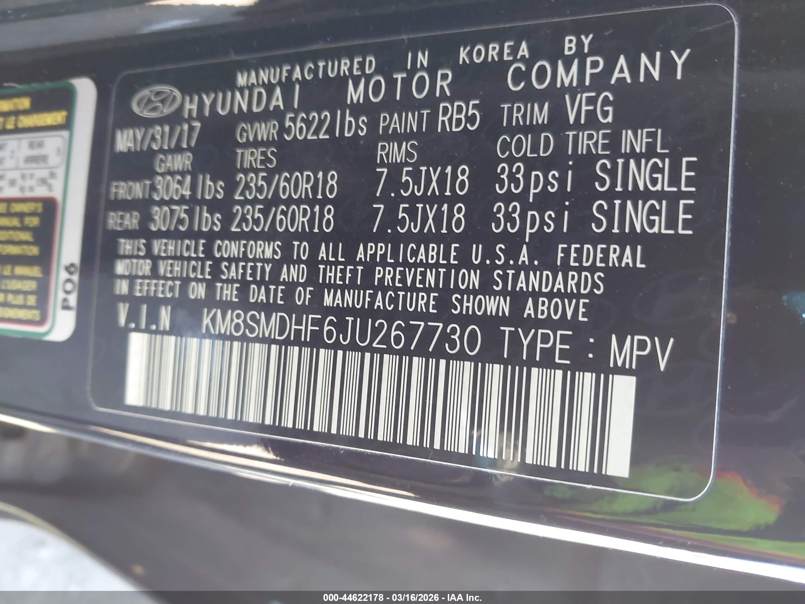 HYUNDAI SANTA image 9