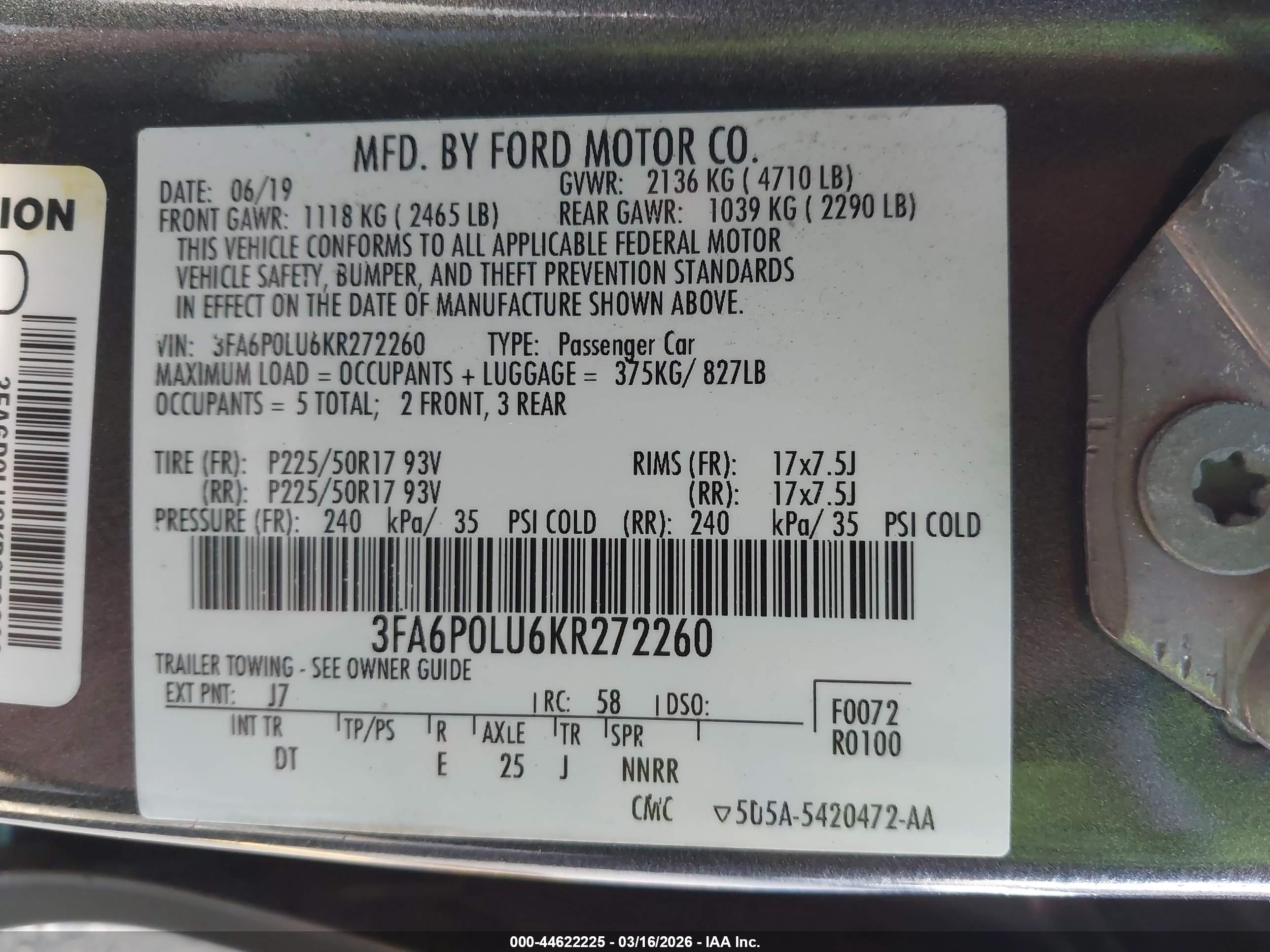 FORD FUSION image 9