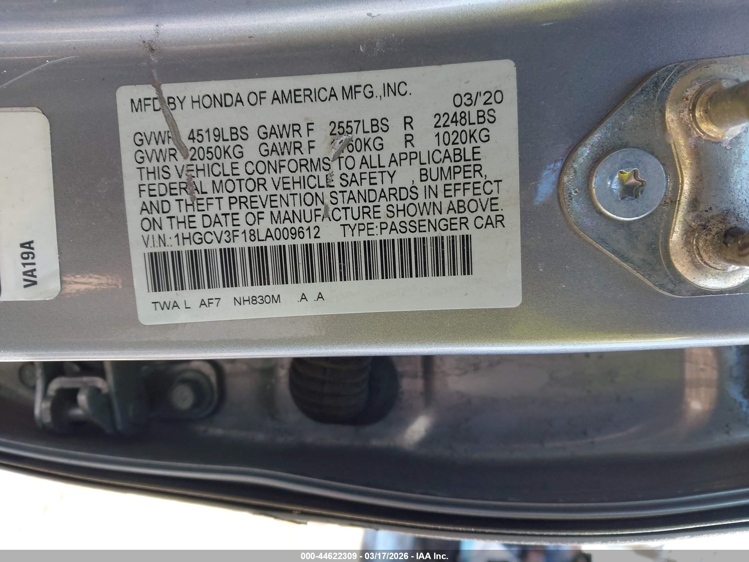 HONDA ACCORD image 9