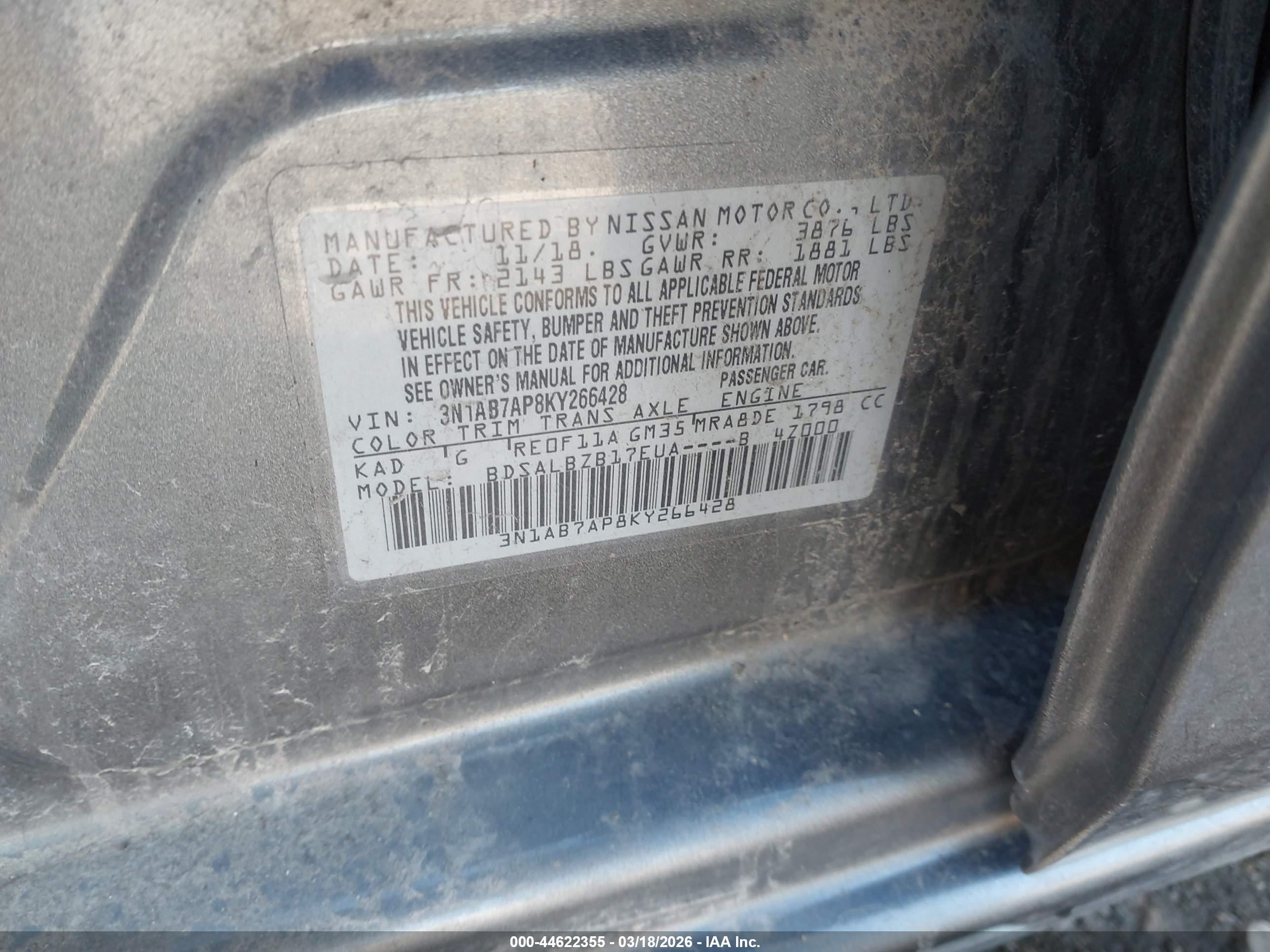 NISSAN SENTRA image 9