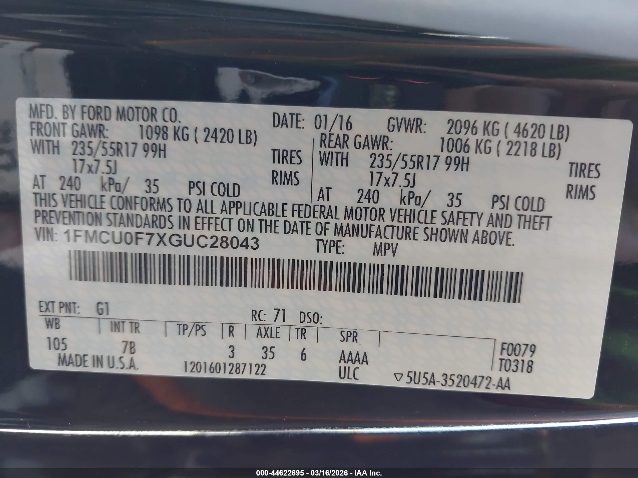 FORD ESCAPE image 9