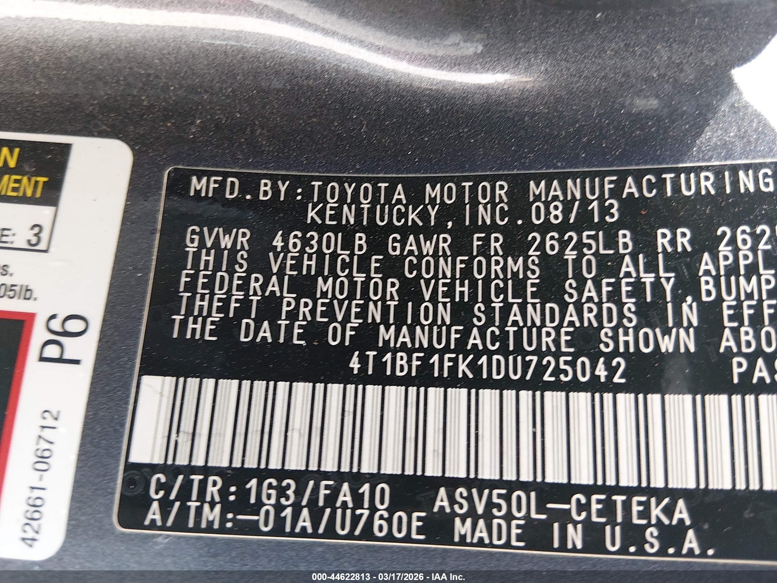 TOYOTA CAMRY image 9