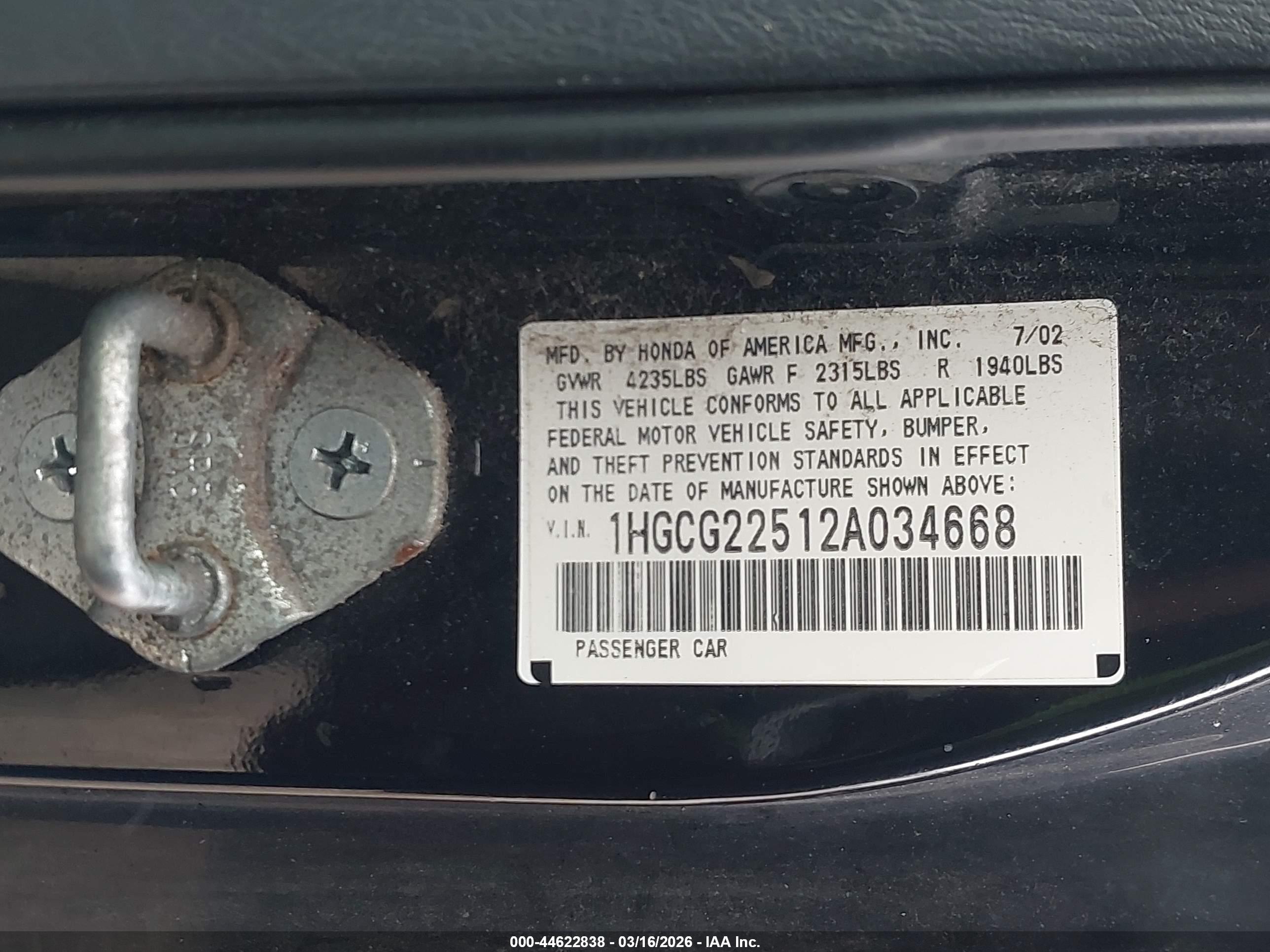 HONDA ACCORD image 9