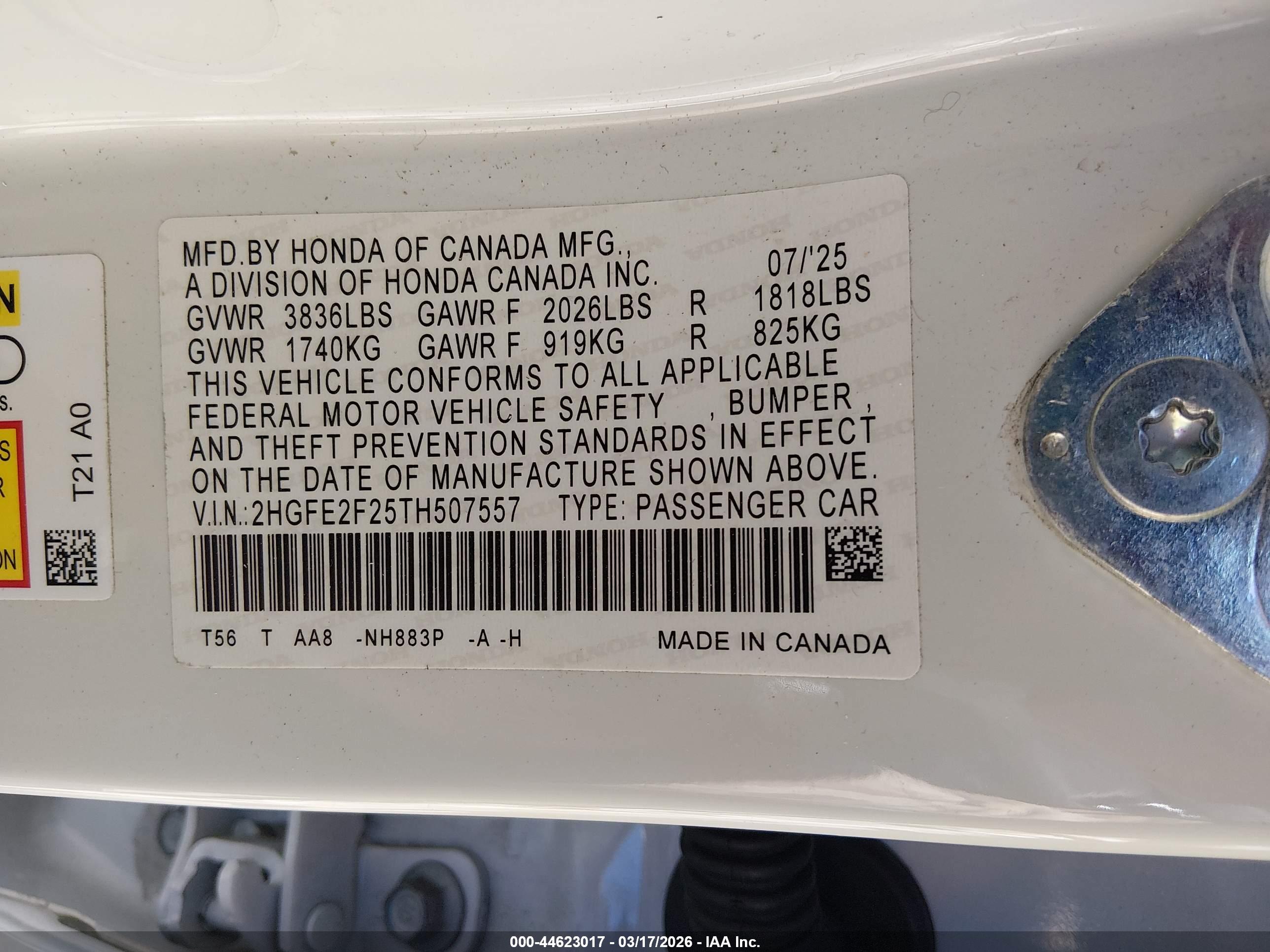 HONDA CIVIC image 9