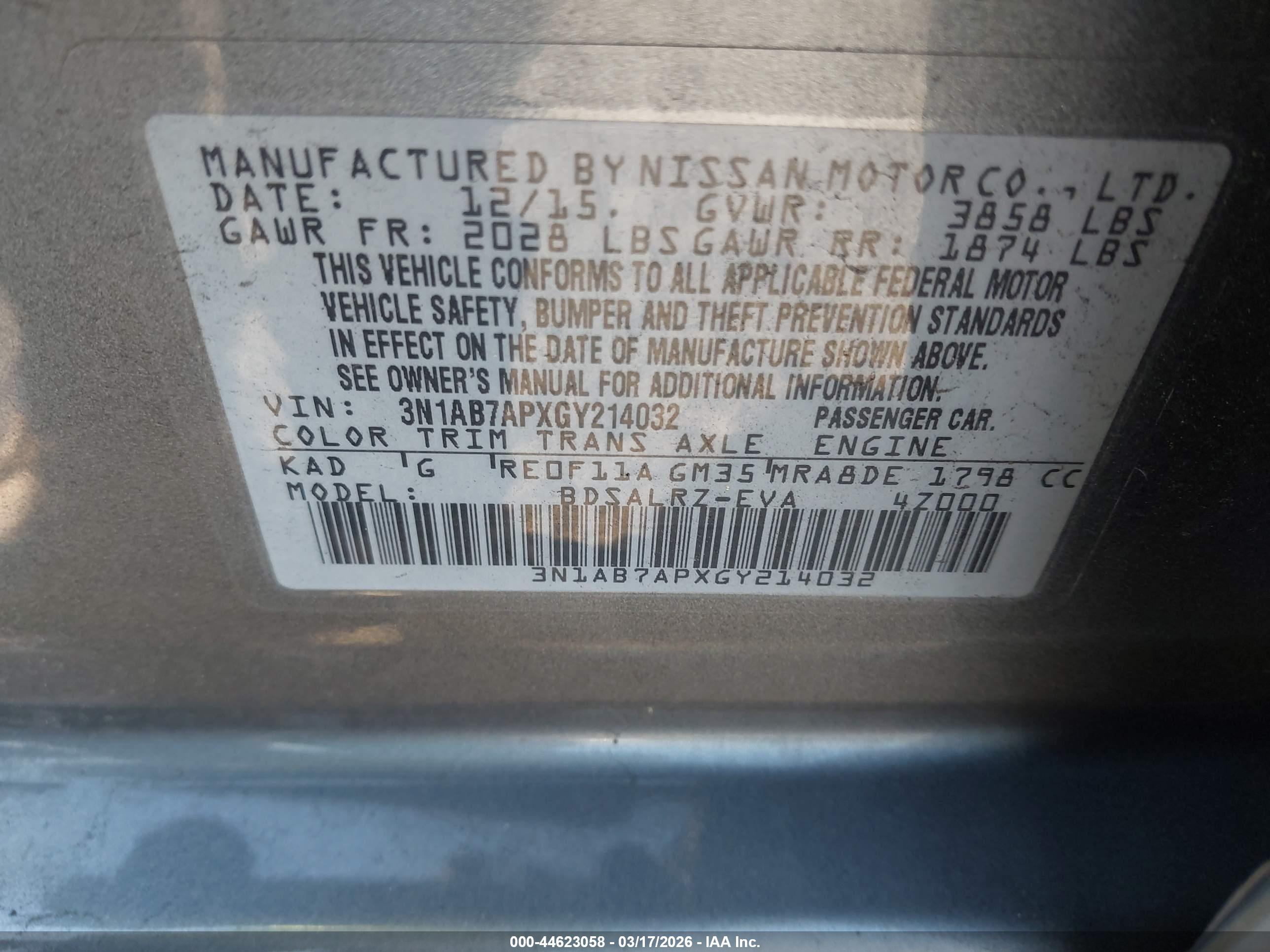 NISSAN SENTRA image 9