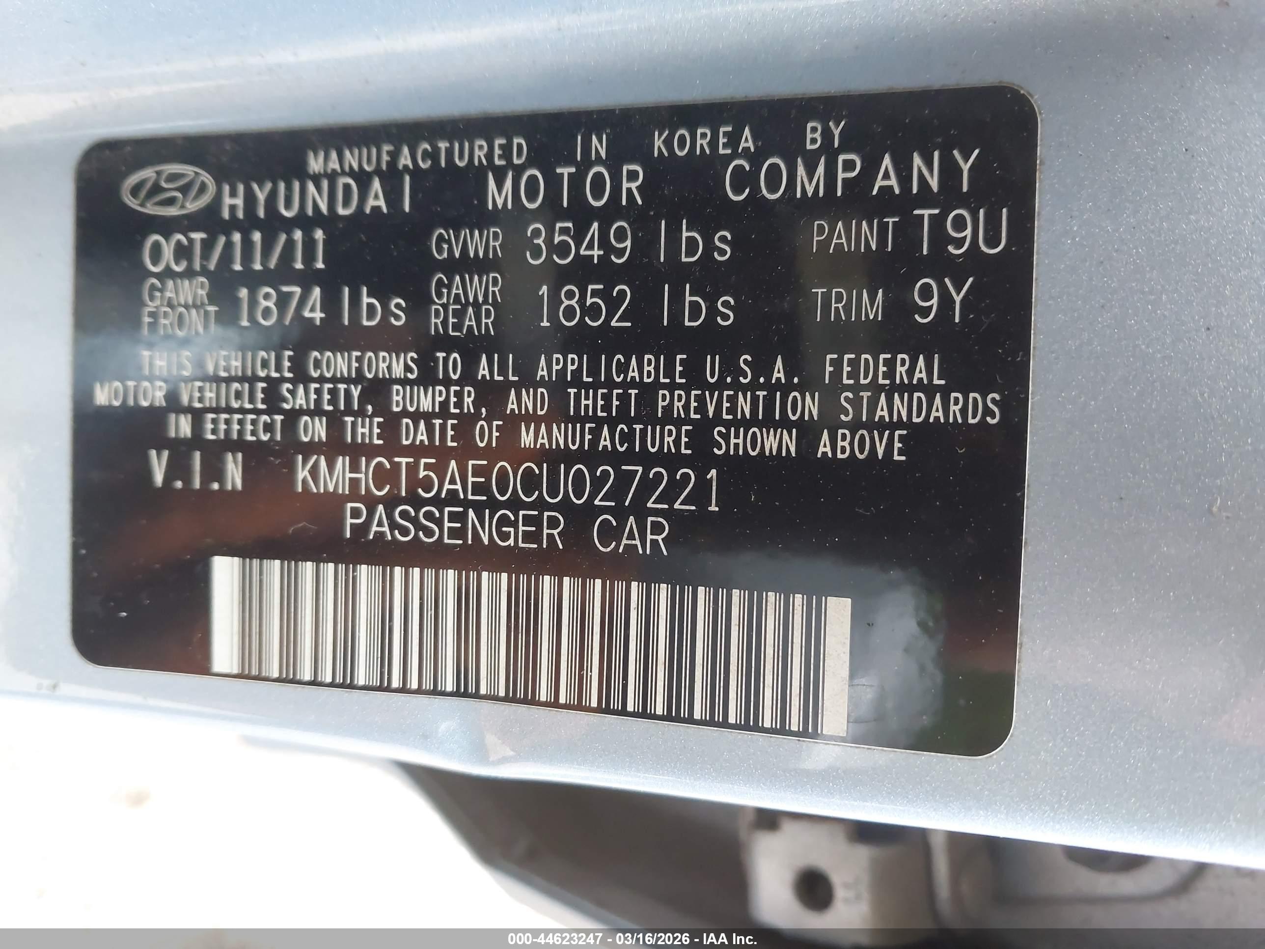 HYUNDAI ACCENT image 9