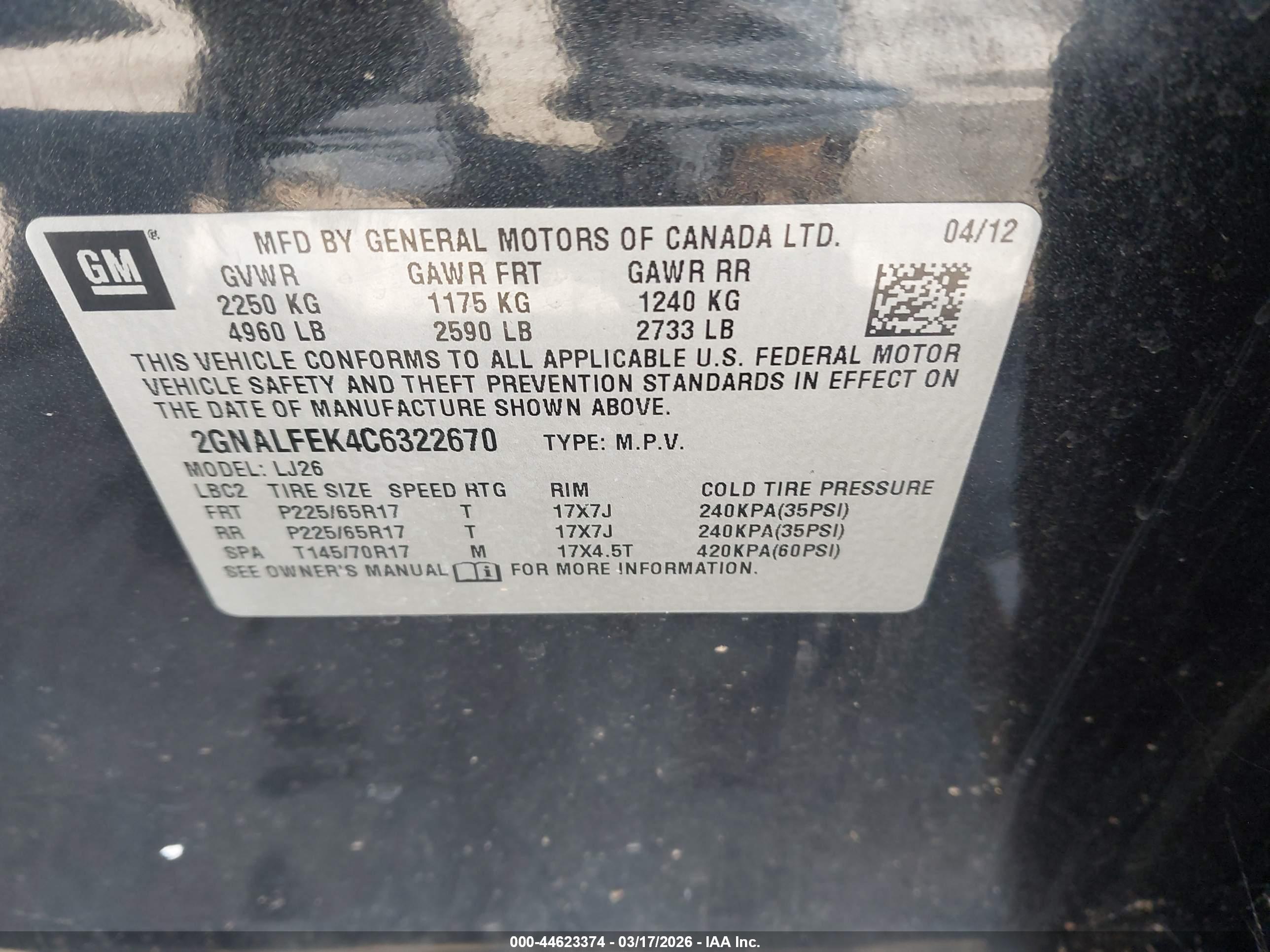 CHEVROLET EQUINOX image 9
