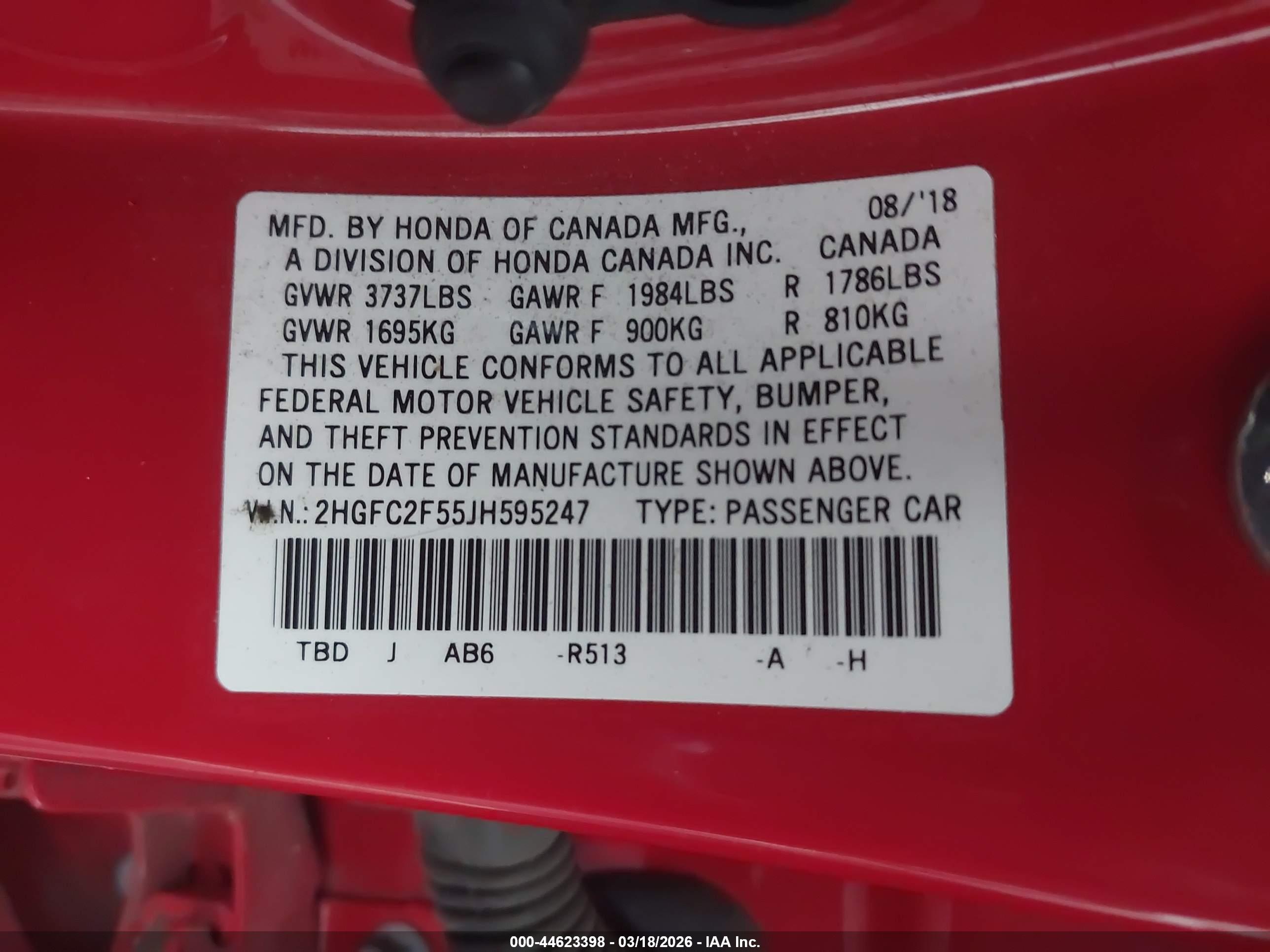 HONDA CIVIC image 9