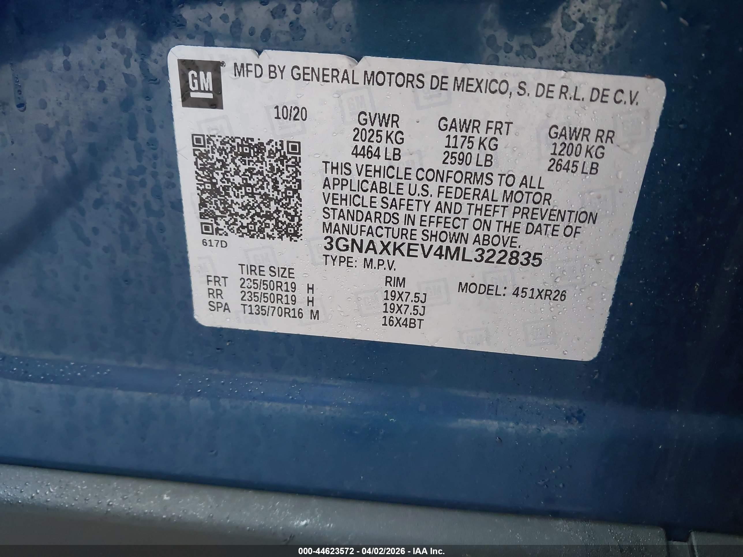 CHEVROLET EQUINOX image 9