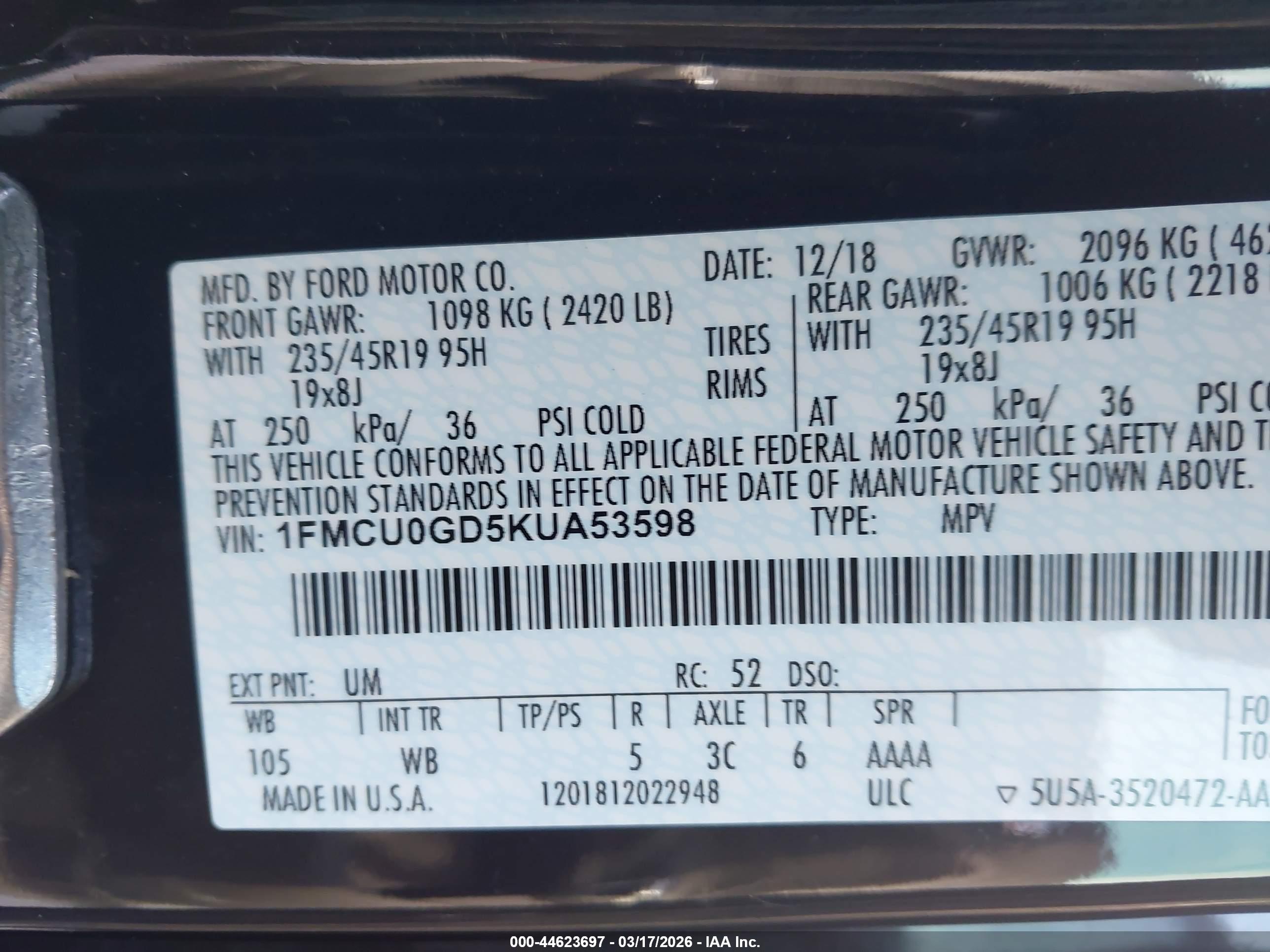 FORD ESCAPE image 9
