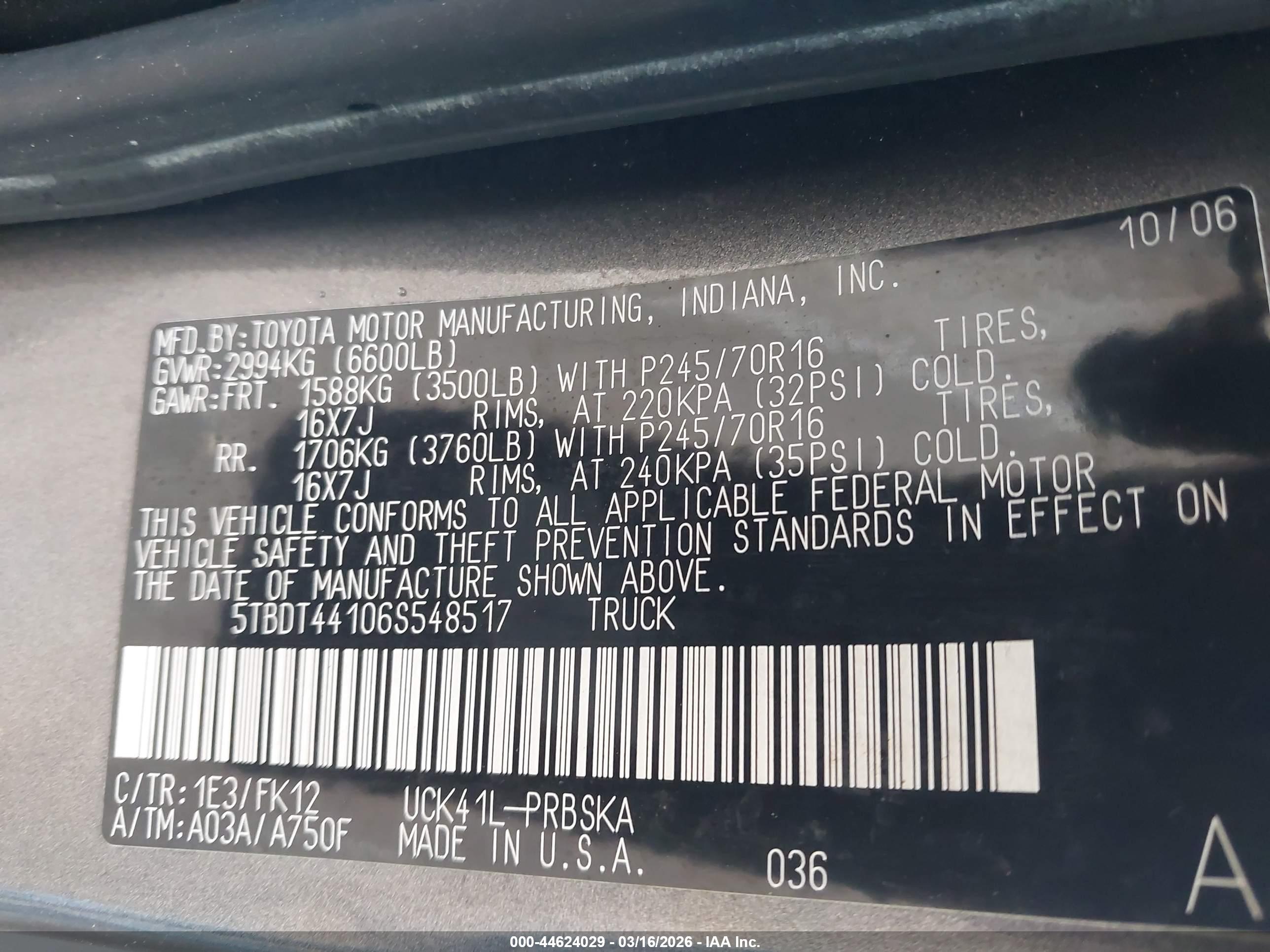 TOYOTA TUNDRA image 9