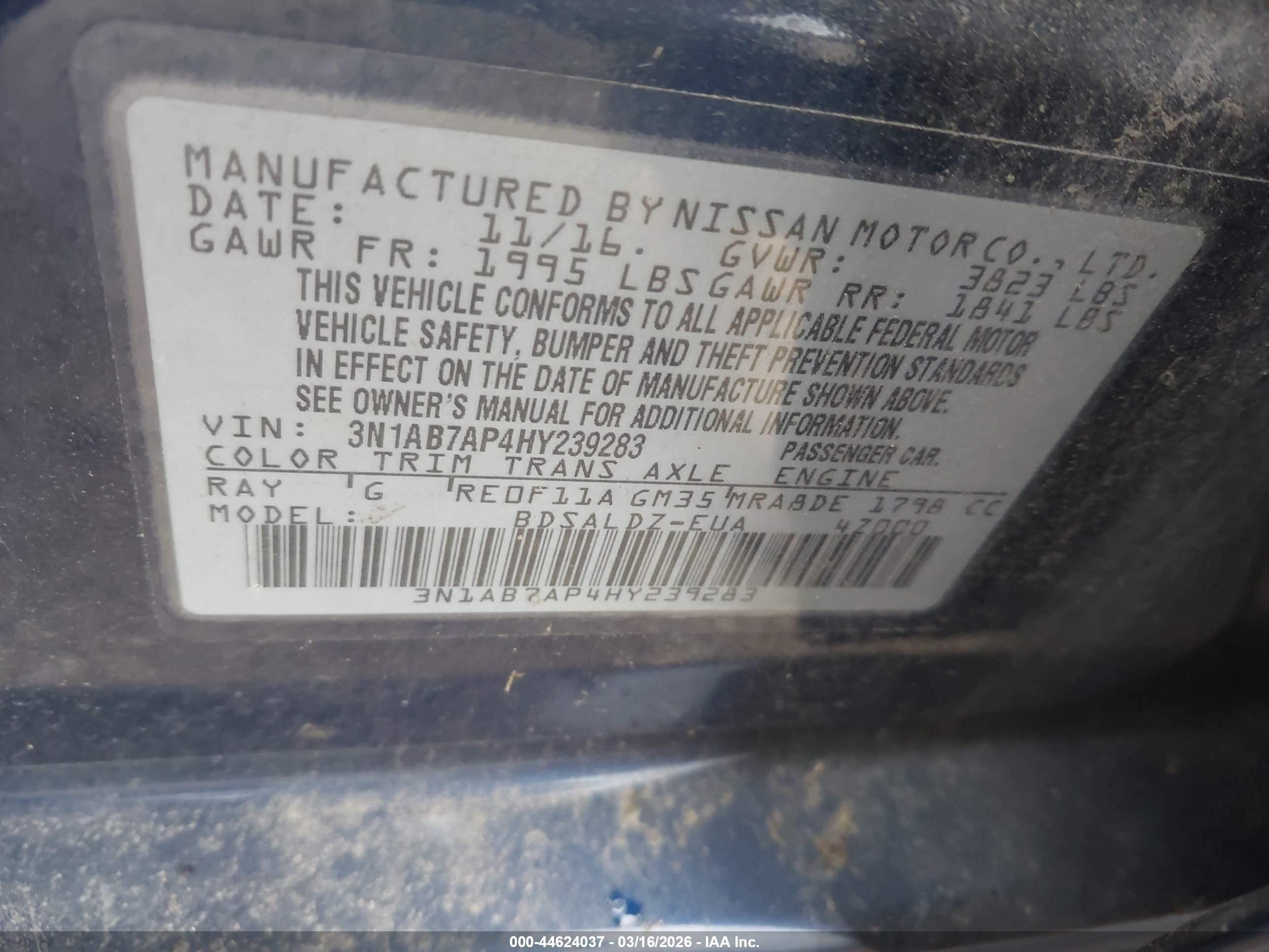 NISSAN SENTRA image 9