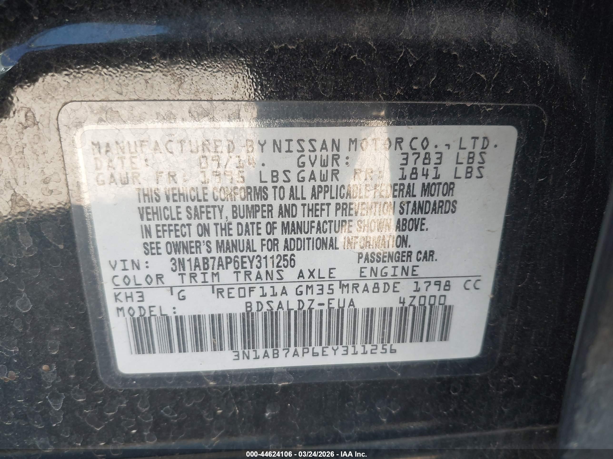 NISSAN SENTRA image 9